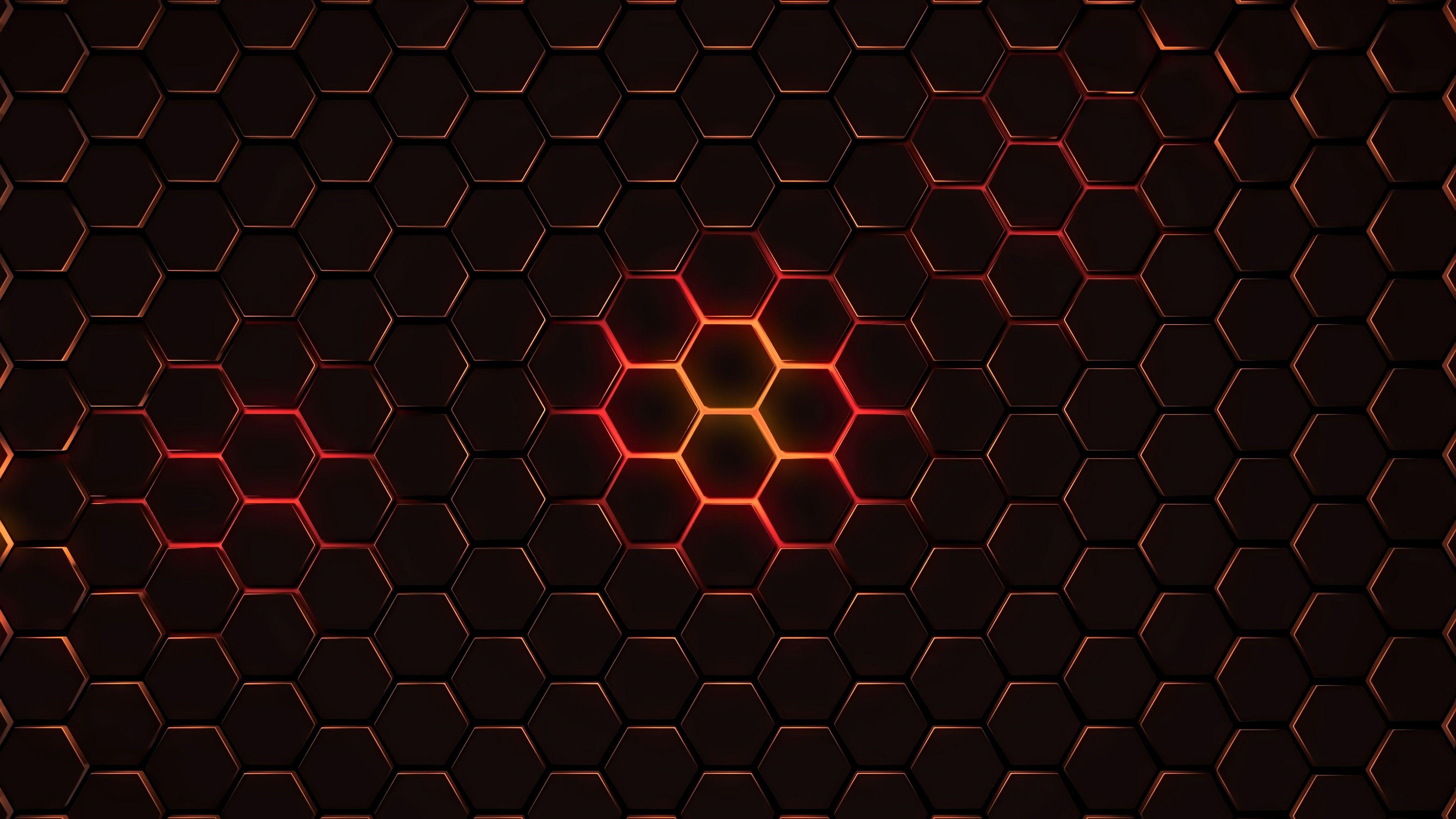 3840x2160 #hexagon, #geometry, #abstract, k, #hd JPG 706 kb