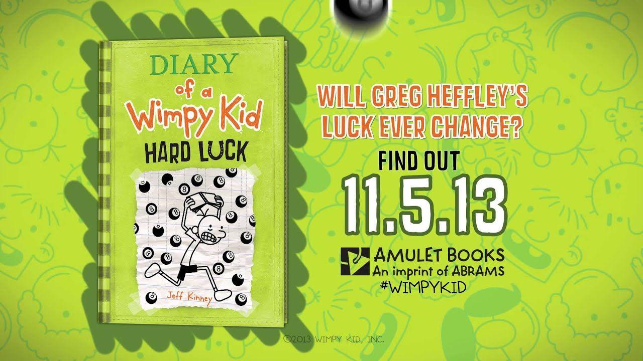 1280x720 DIARY OF A WIMPY KID: HARD LUCK. Cover Reveal & Book Tour