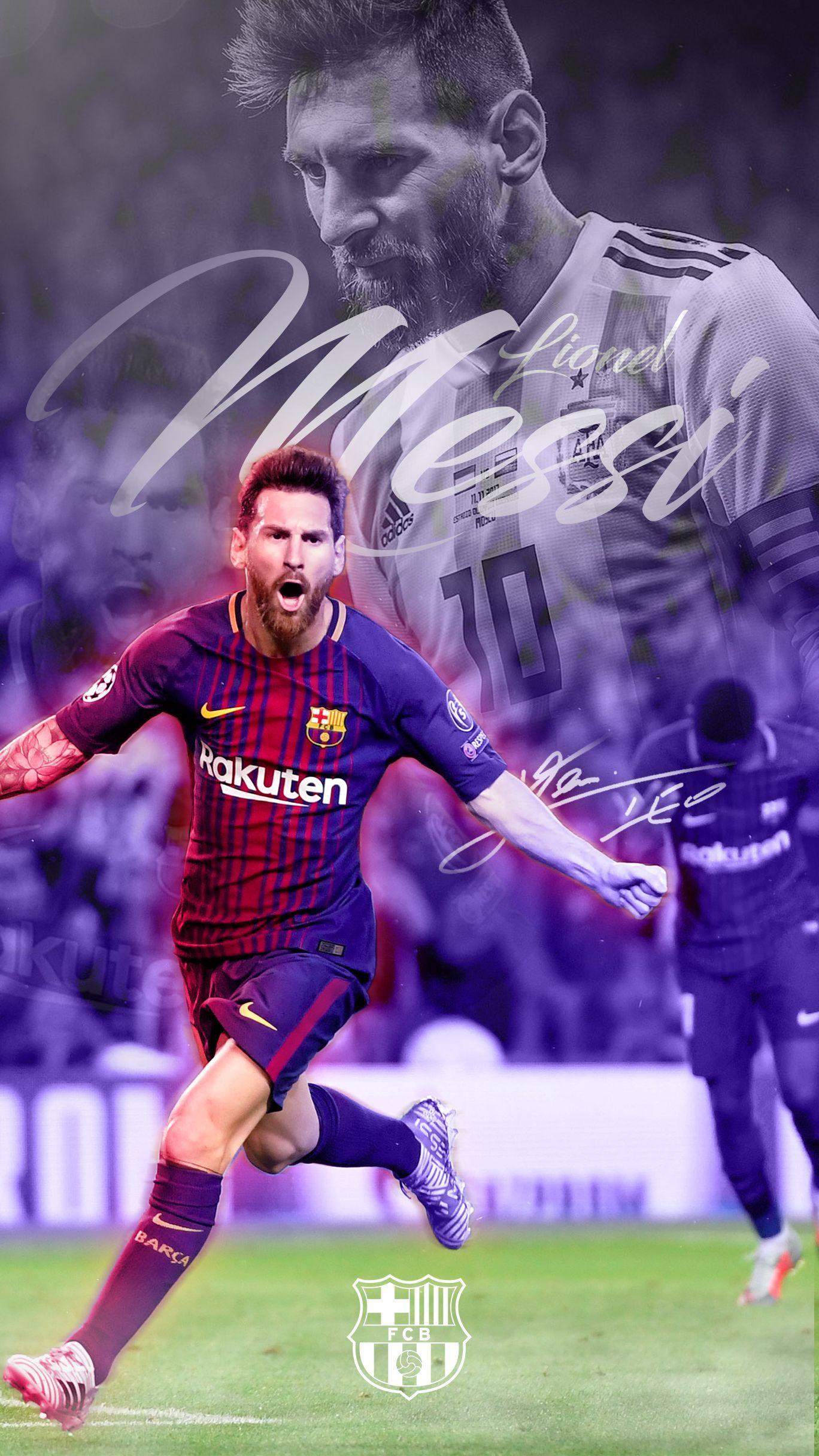 Hình nền 1368x2432 Lionel Messi 2018