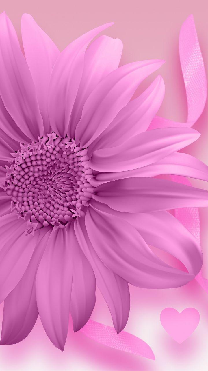 720x1280 Download 720x1280 Wallpaper Digital Art, Gerbera, Flower