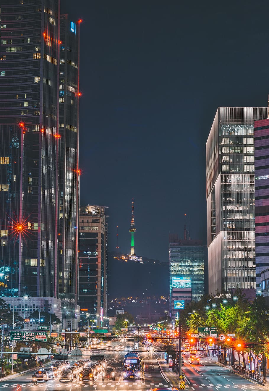 910x1322 N seoul tower 1080P, 2K, 4K, 5K HD wallpaper free download