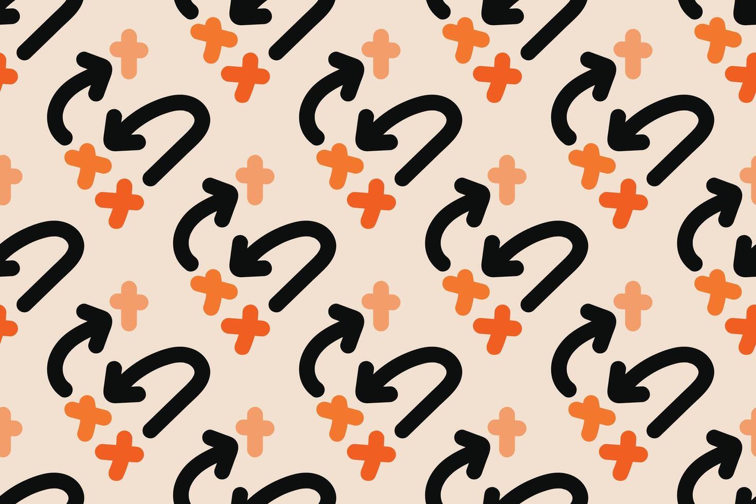 1470x980 yellow line doodle seamless pattern
