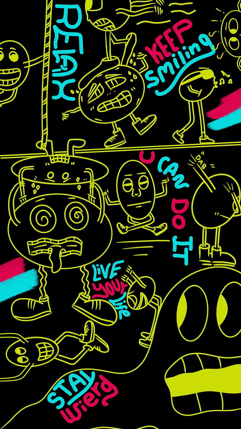 800x1422 HD 11.doodle wallpaper