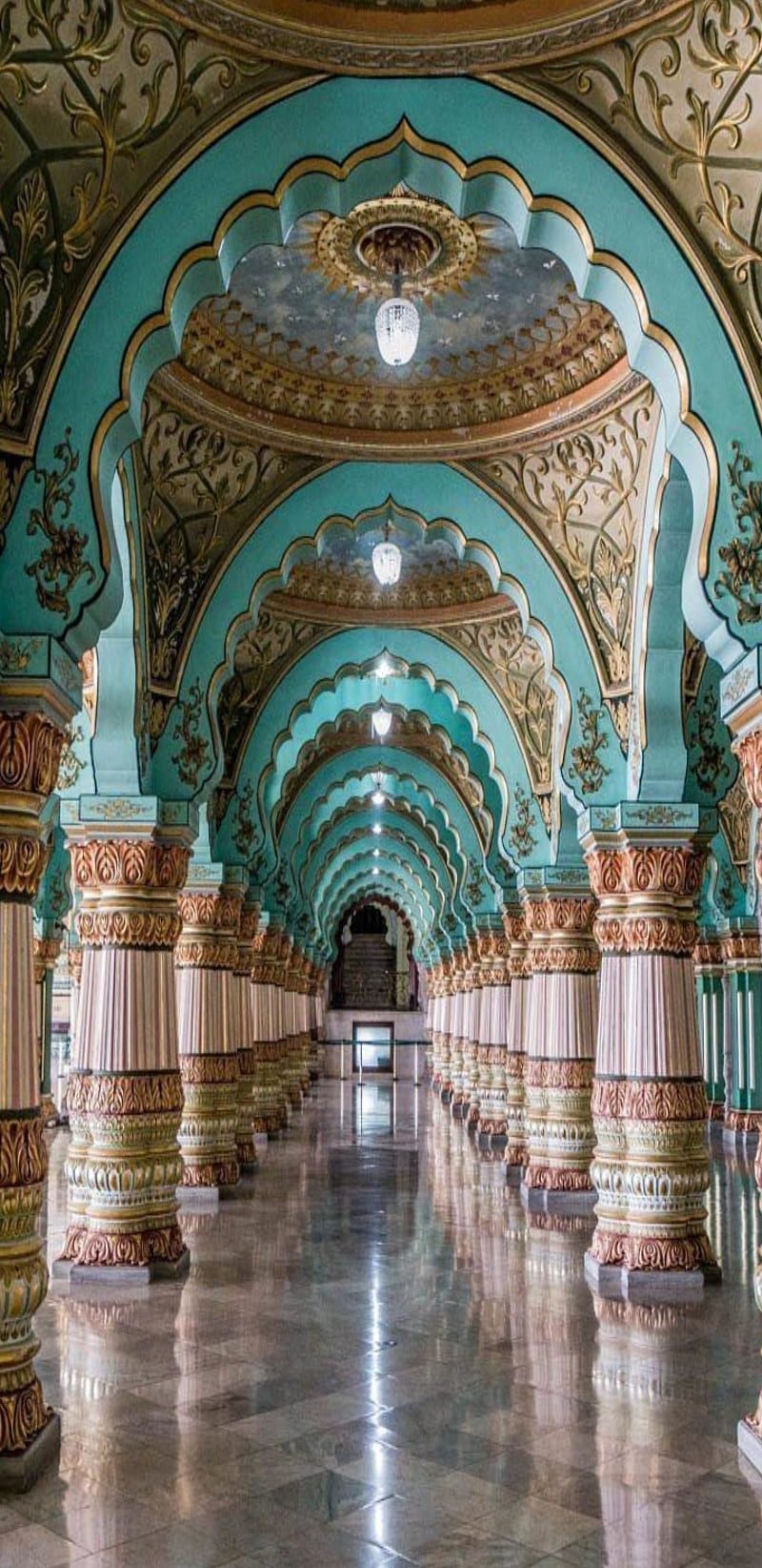 800x1644 HD royal palace ancient wallpaper