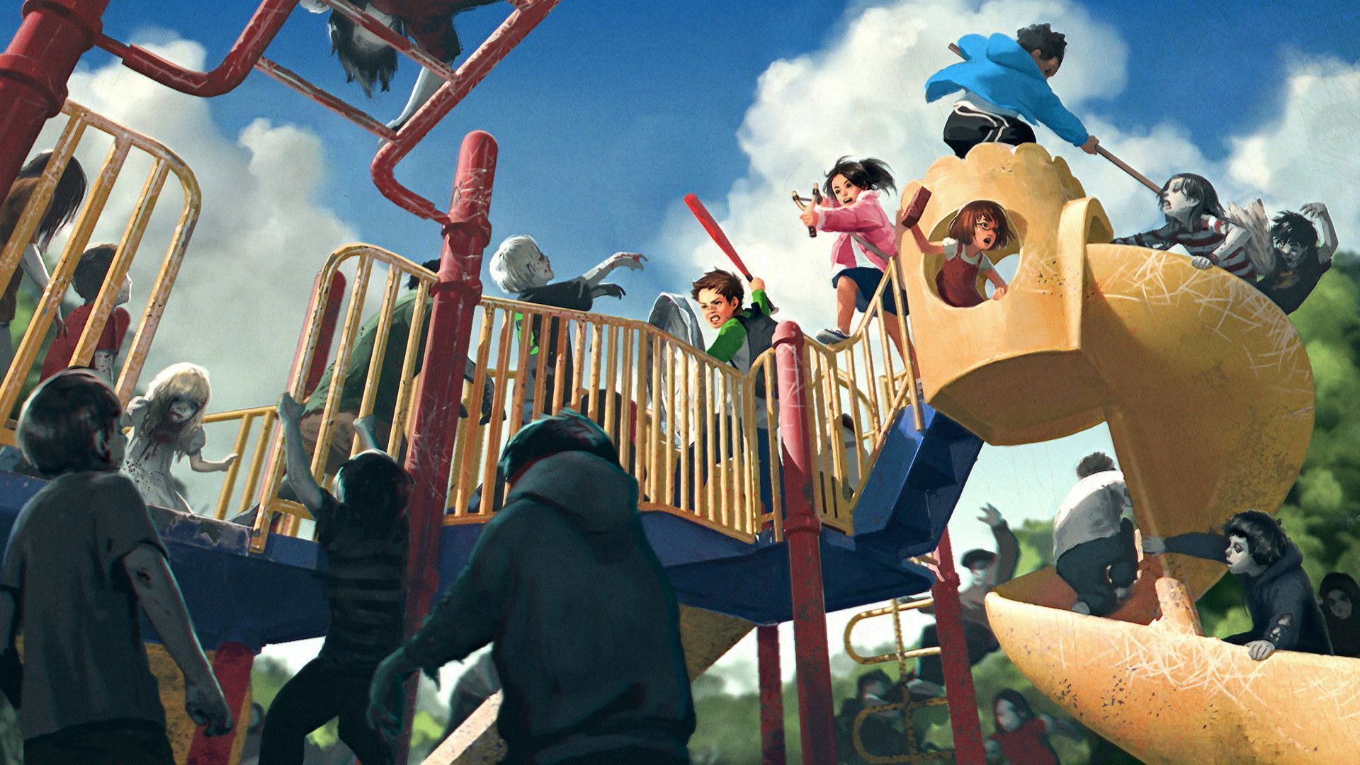 1920x1080 People Playground Wallpaper