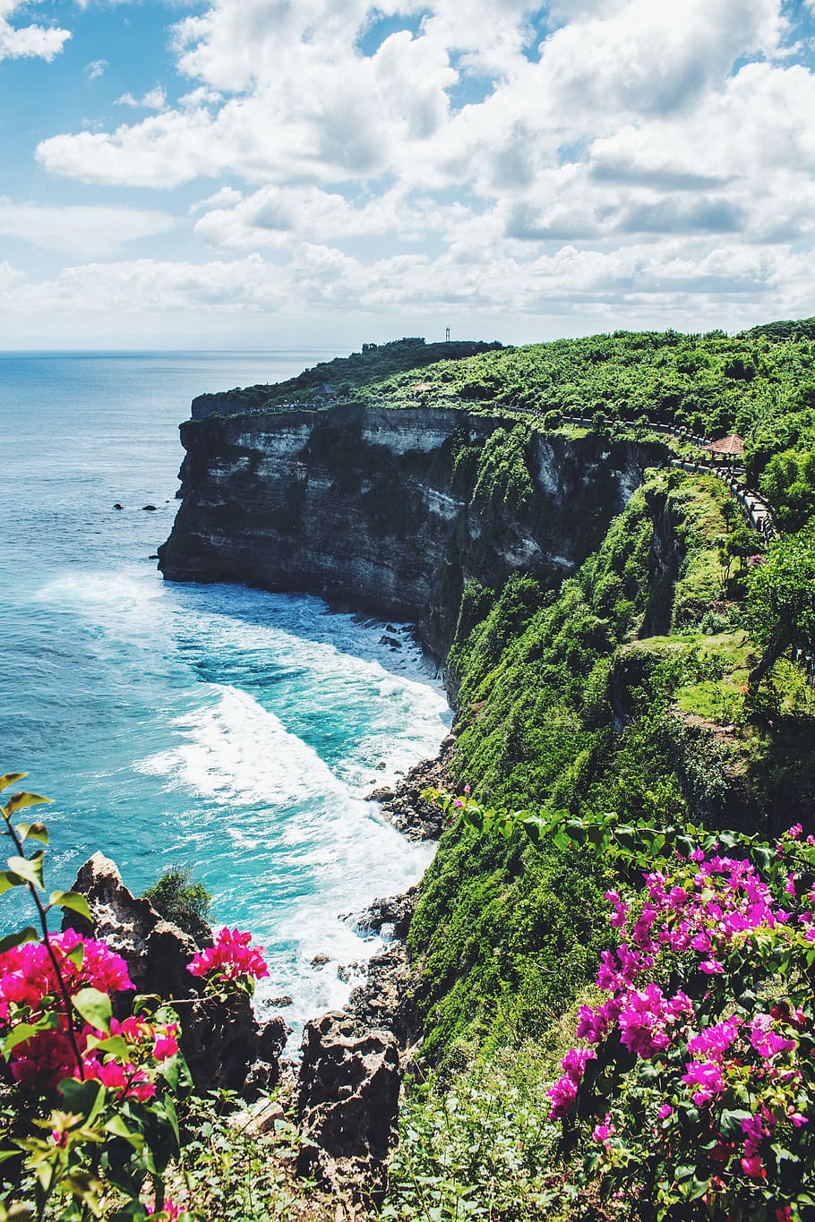 910x1365 HD wallpaper: indonesia, uluwatu temple
