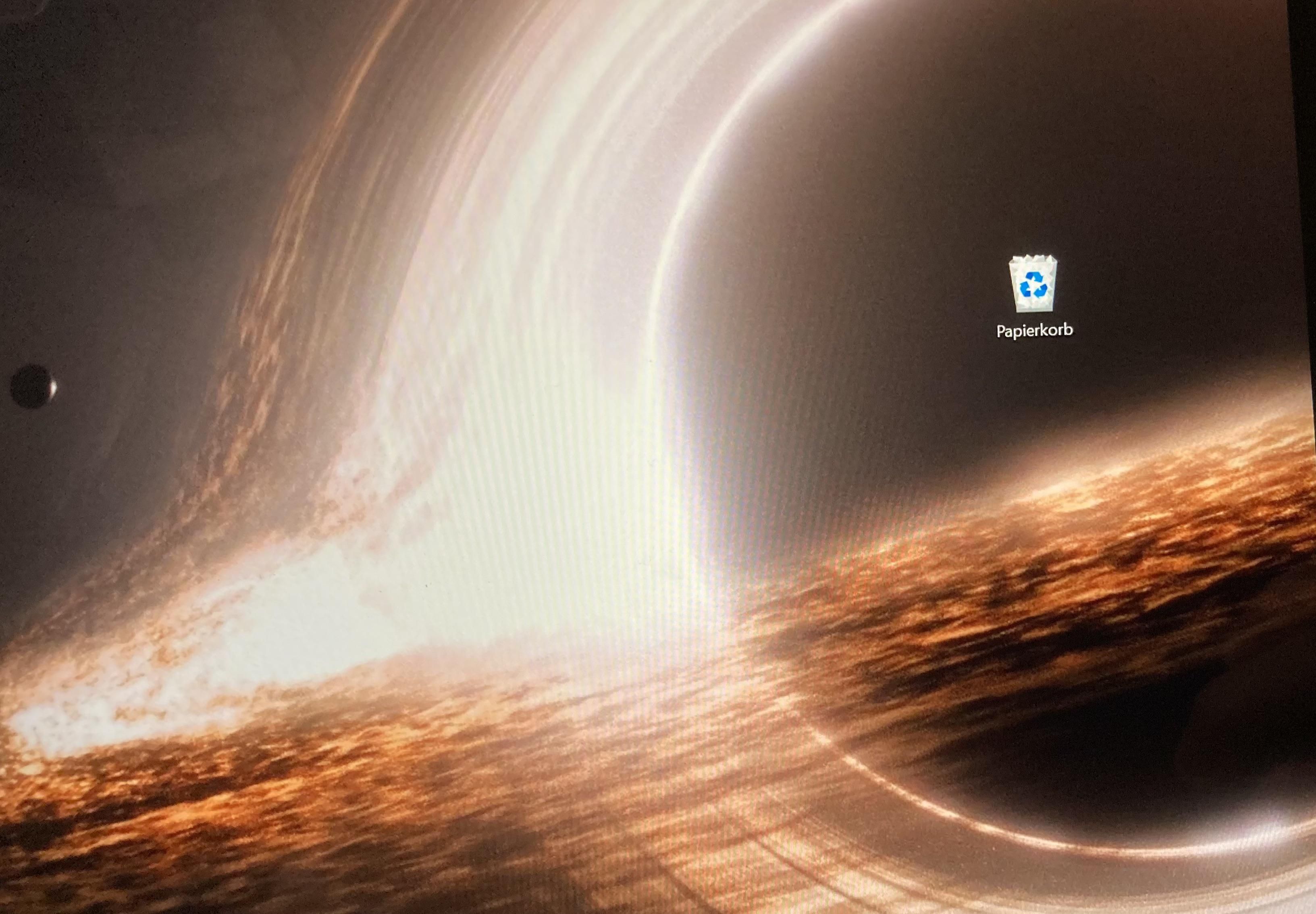 3265x2267 I have Gargantua as desktop wallpaper and use it as Recycle Bin, so any file thrown into it will be gone