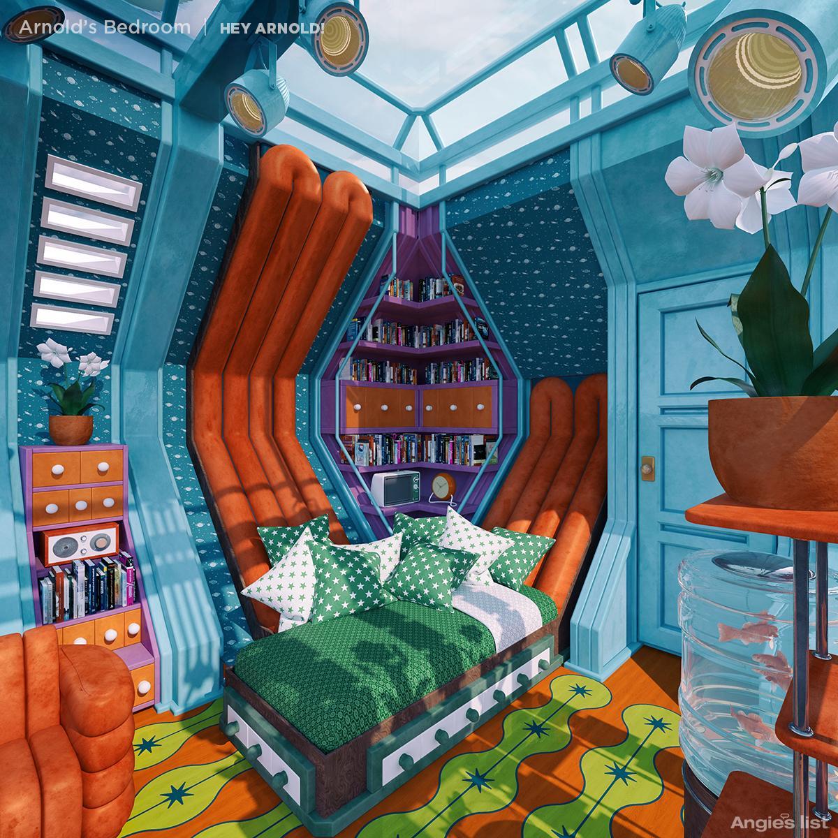 1200x1200 An adaptation of Arnold's bedroom for the real world