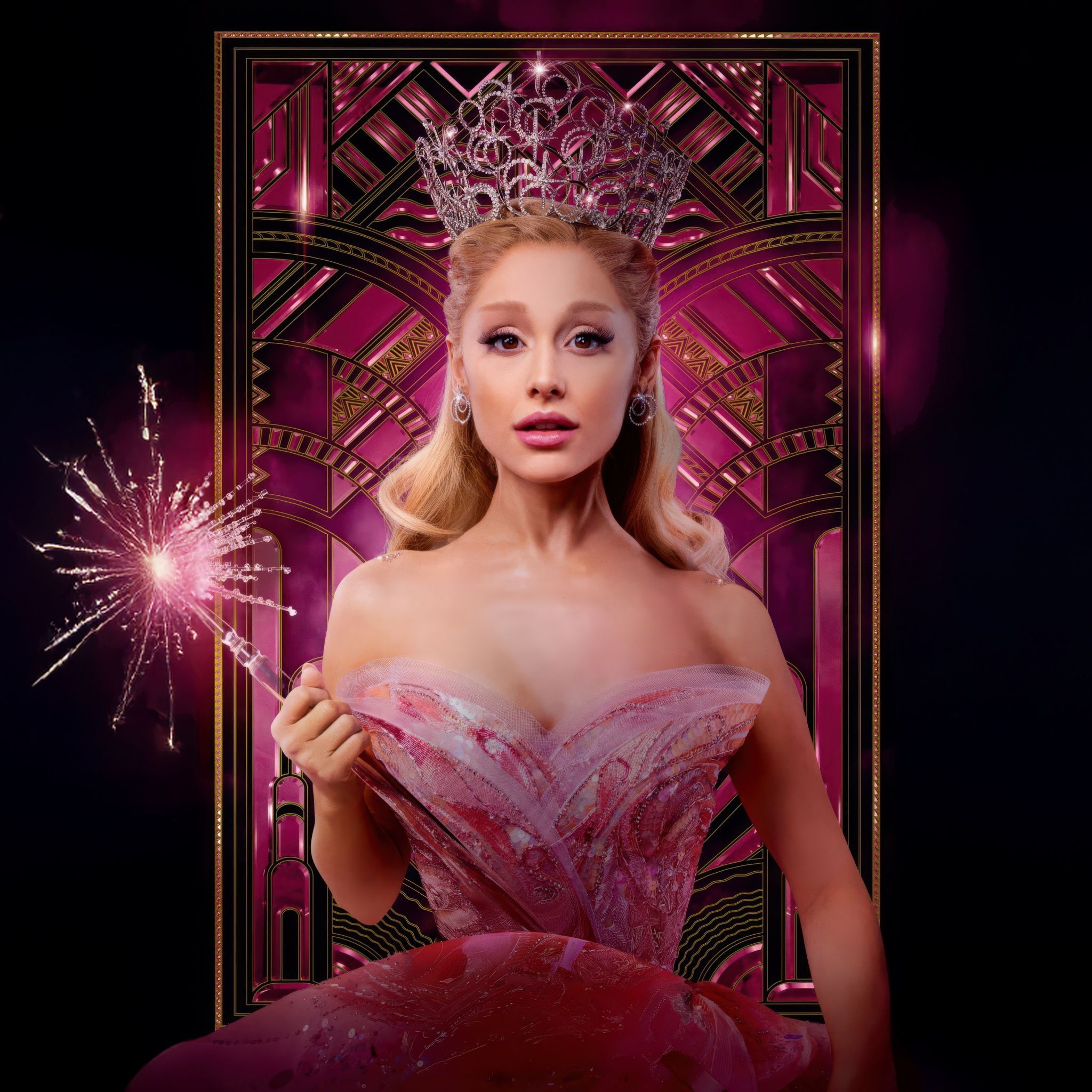 2048x2048 Glinda Wallpaper 4K, Ariana Grande, Wicked
