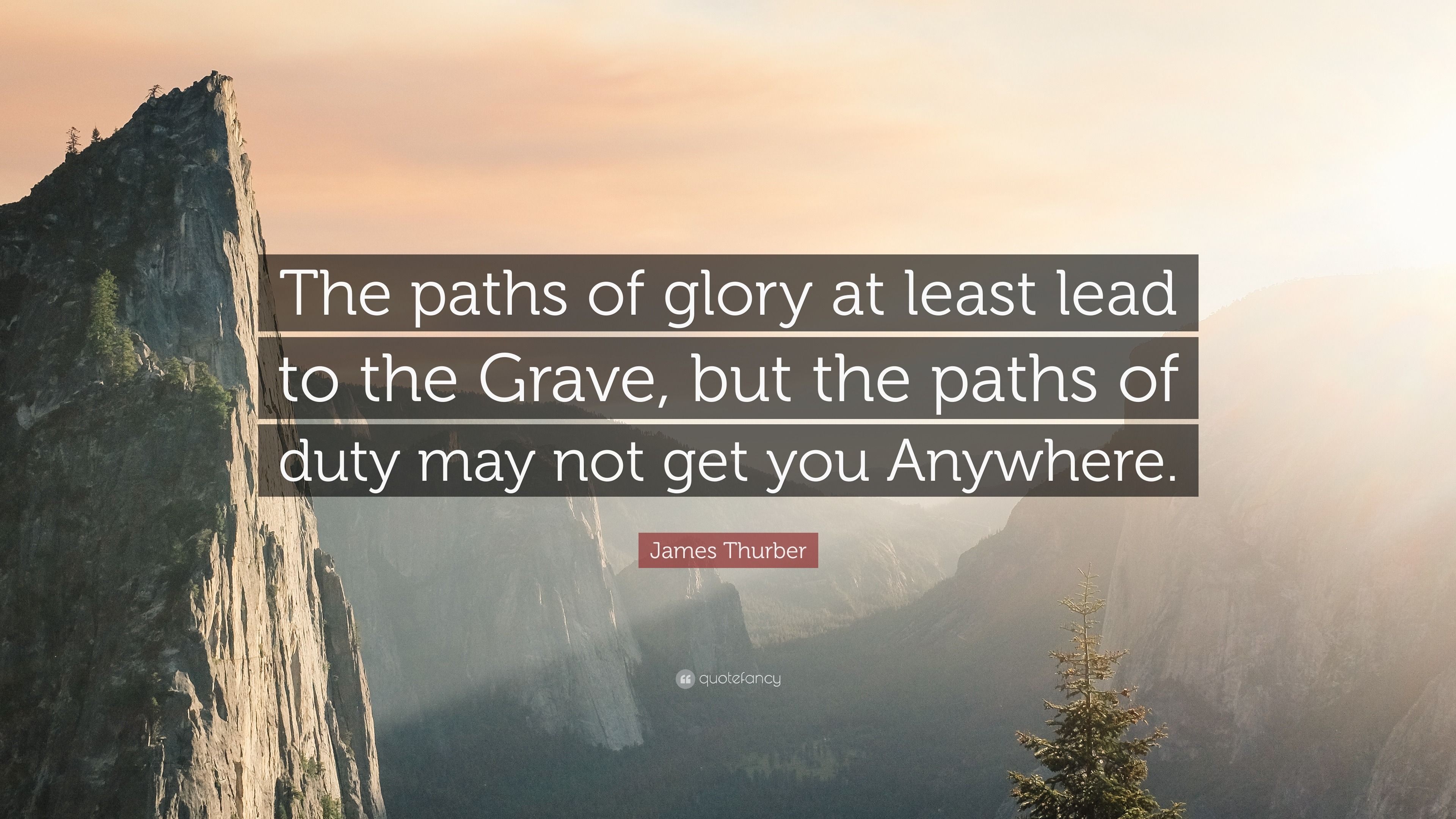 3840x2160 James Thurber Quote: “The paths