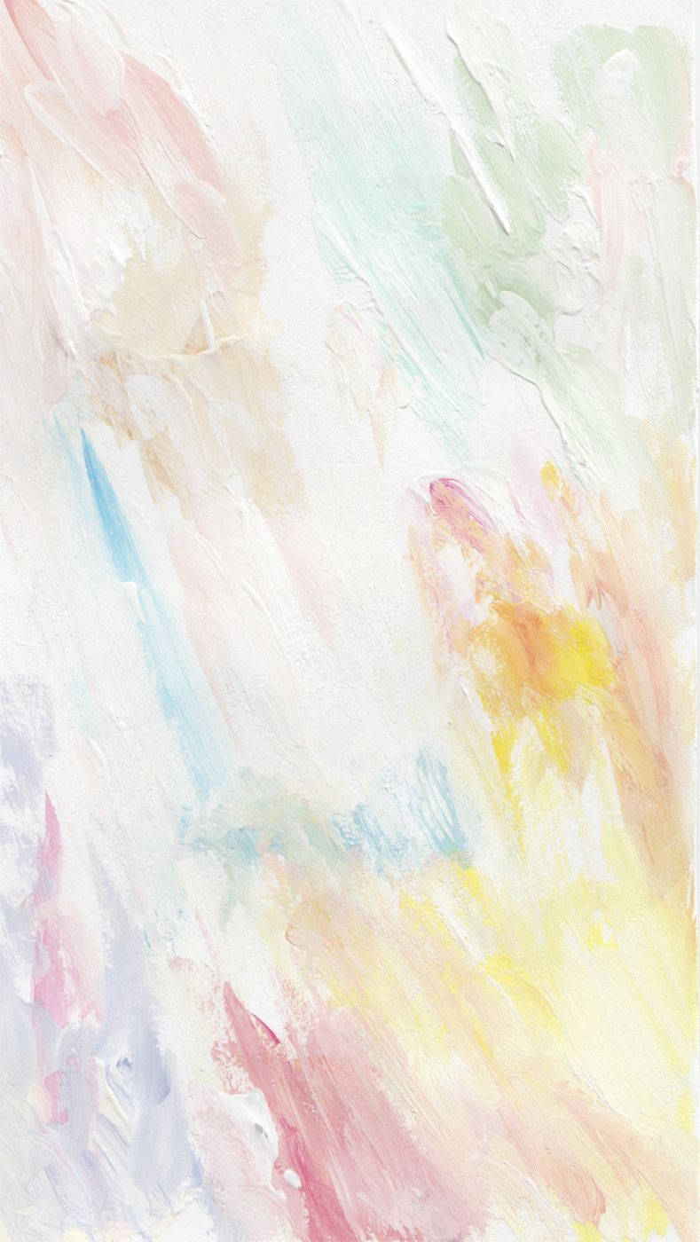 789x1400 Basic Pastel Abstract Paint Wallpaper