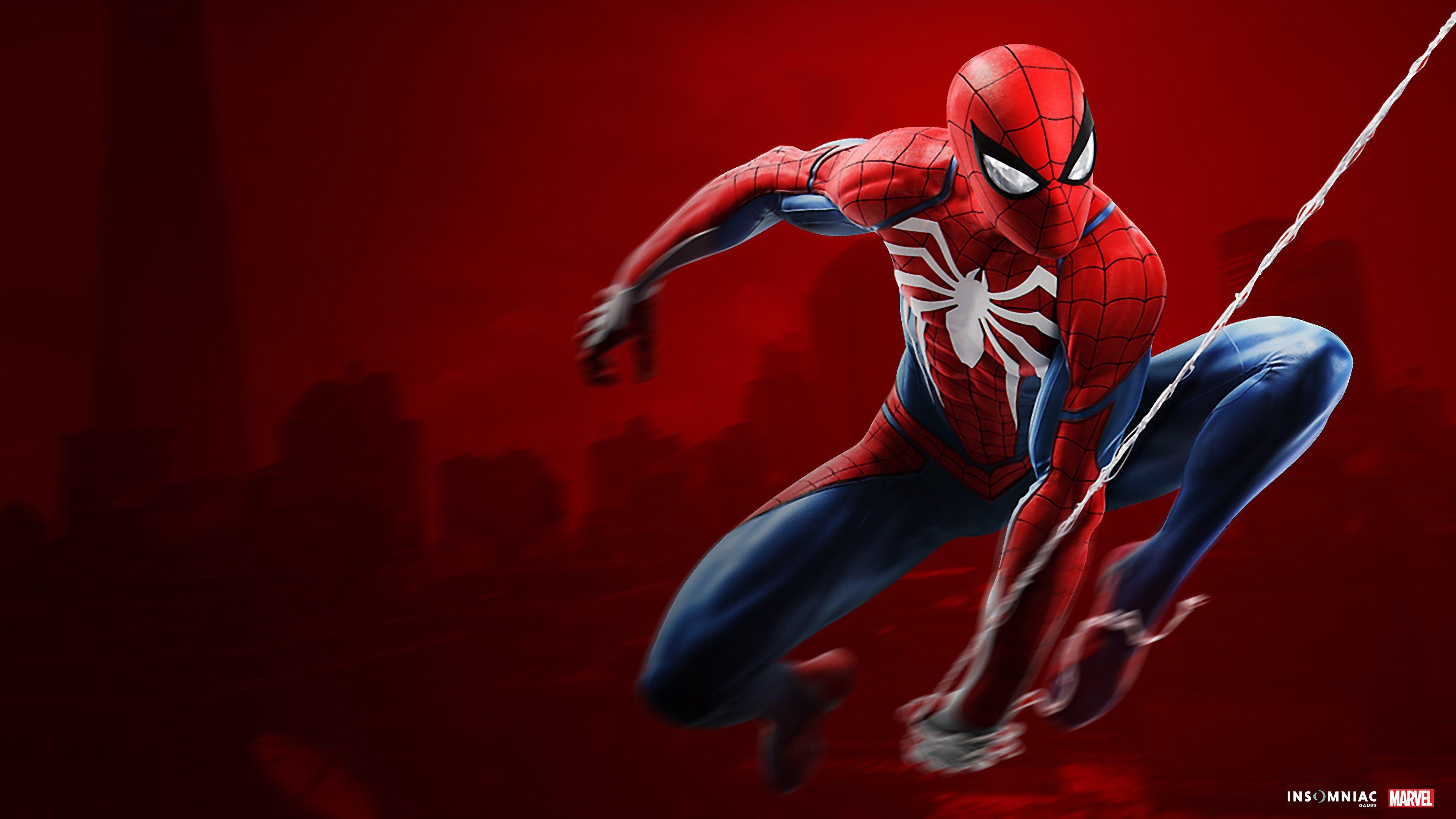 3840x2160 Download wallpaper: Spider Man game on PS4 3840x2160