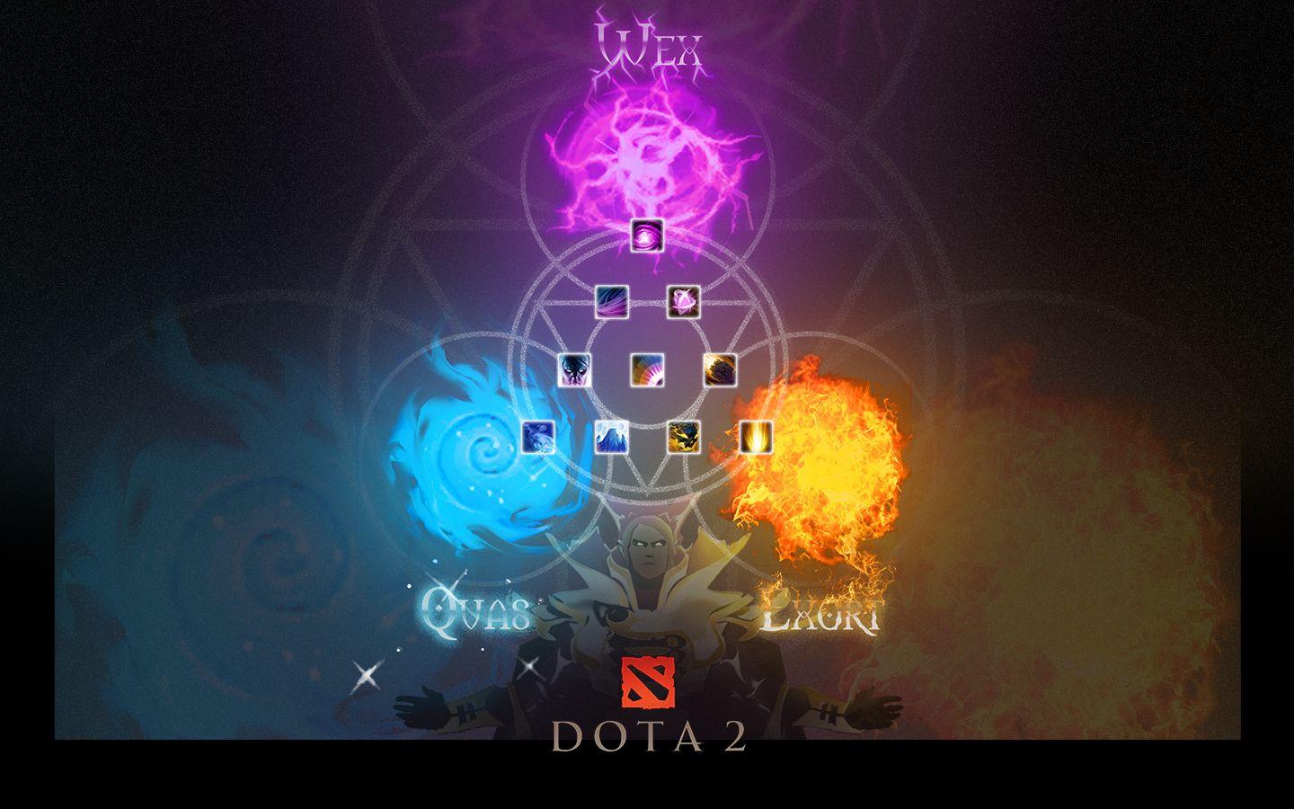 1440x900 Dota 2 Invoker Custom Wallpaper