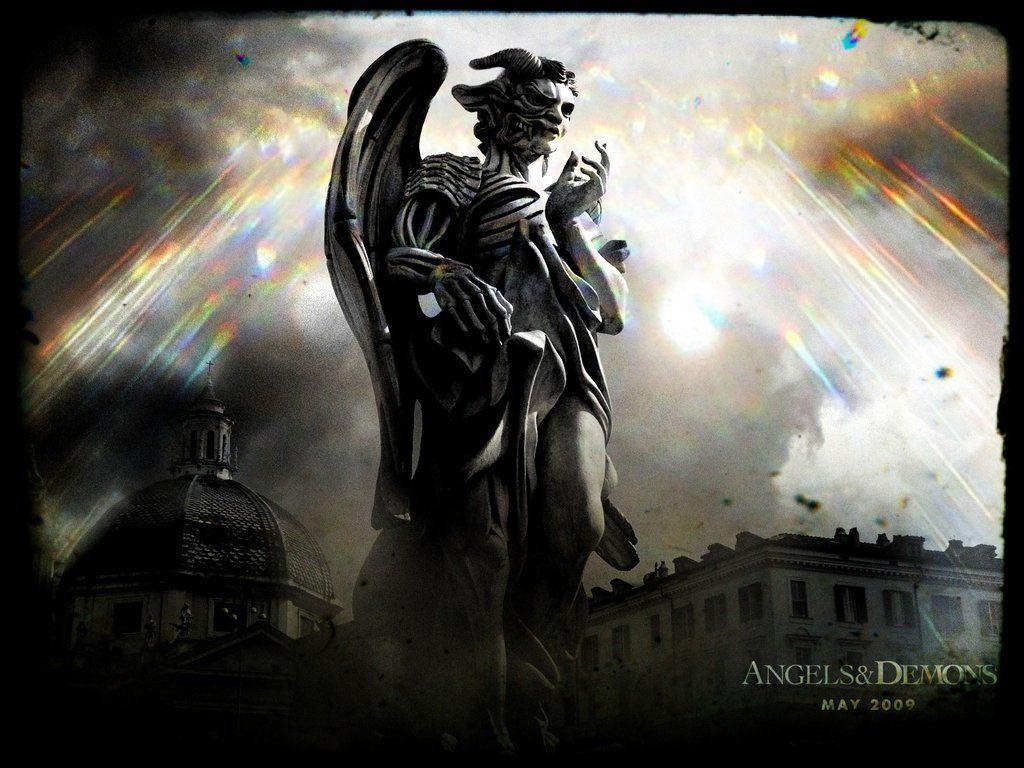 Angels And Demons Statue Wallpaper