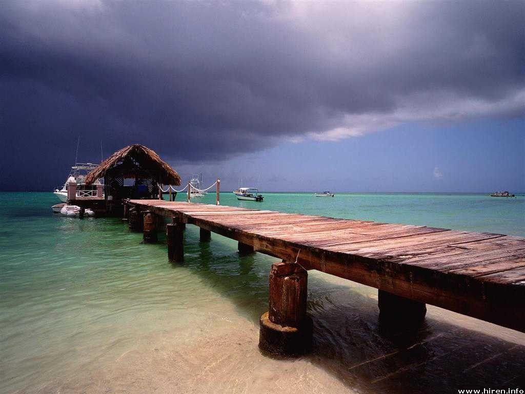 1024x768 Beaches: Caribbean Pigeon Point Tabago West Indies Tobago Bluegreen