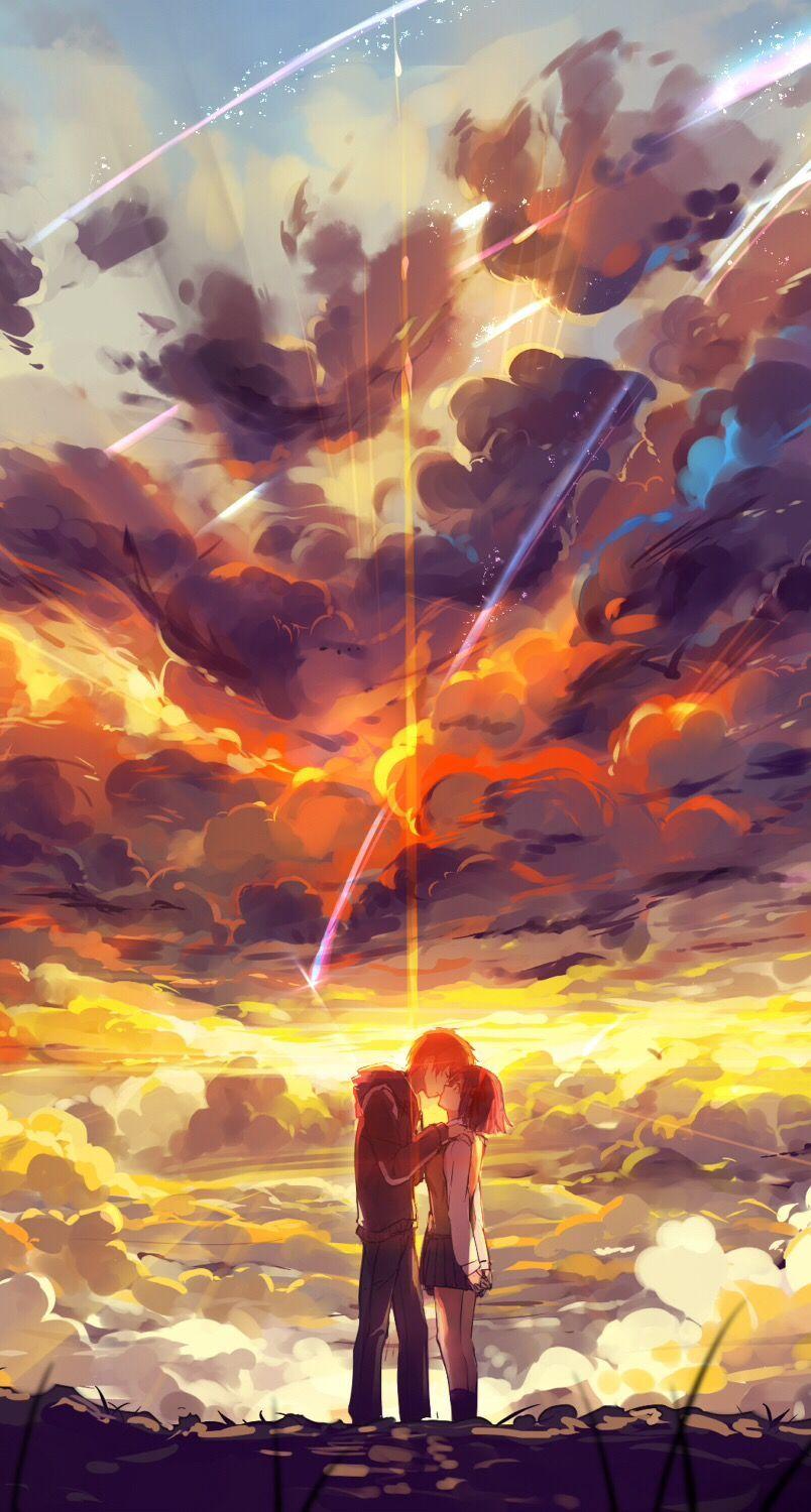 804x1500 yourname kiminonawa mitsuha taki anime background wallp