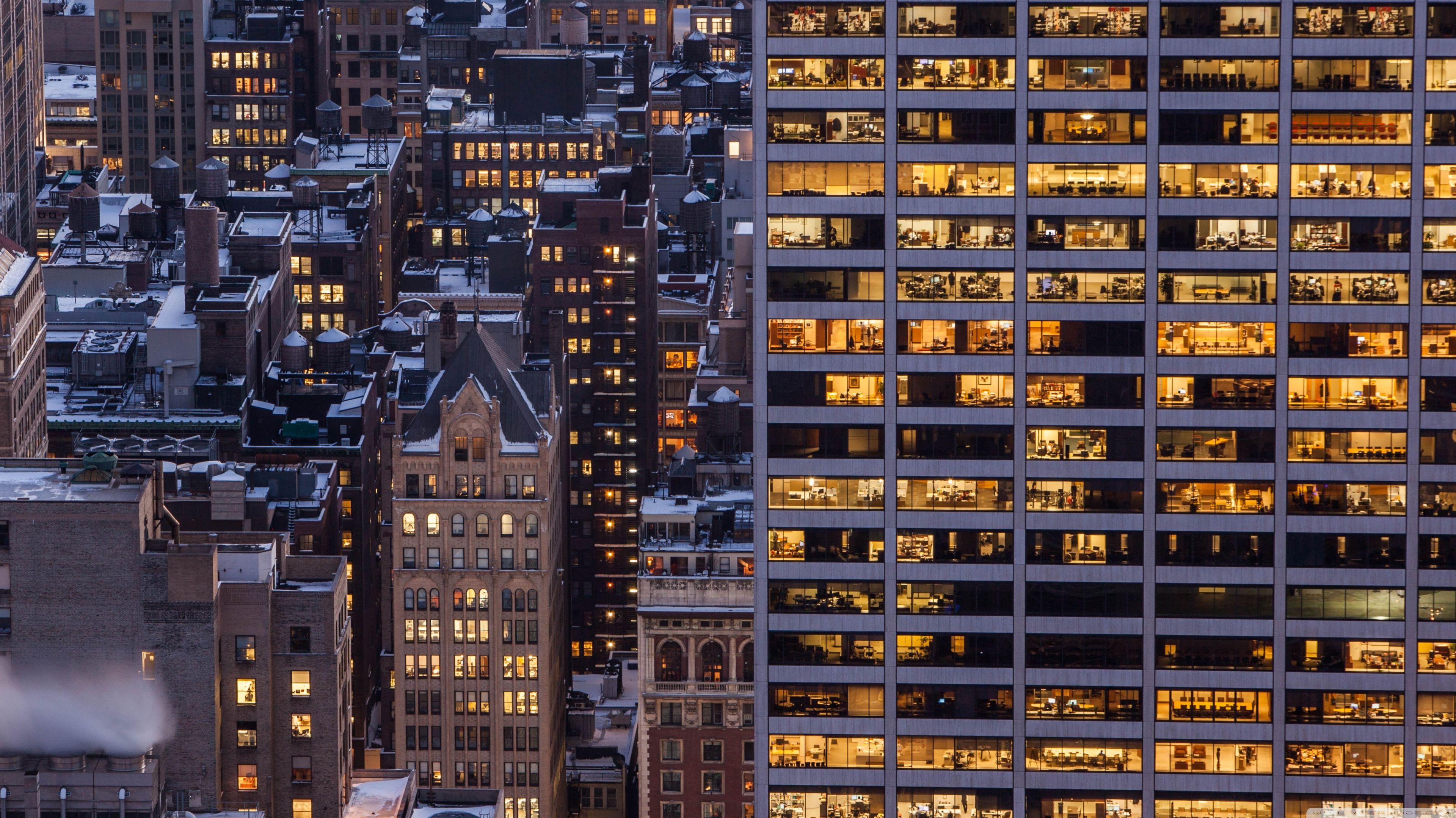3840x2160 New York City Winter ❤ 4K HD Desktop Wallpaper for 4K Ultra HD TV