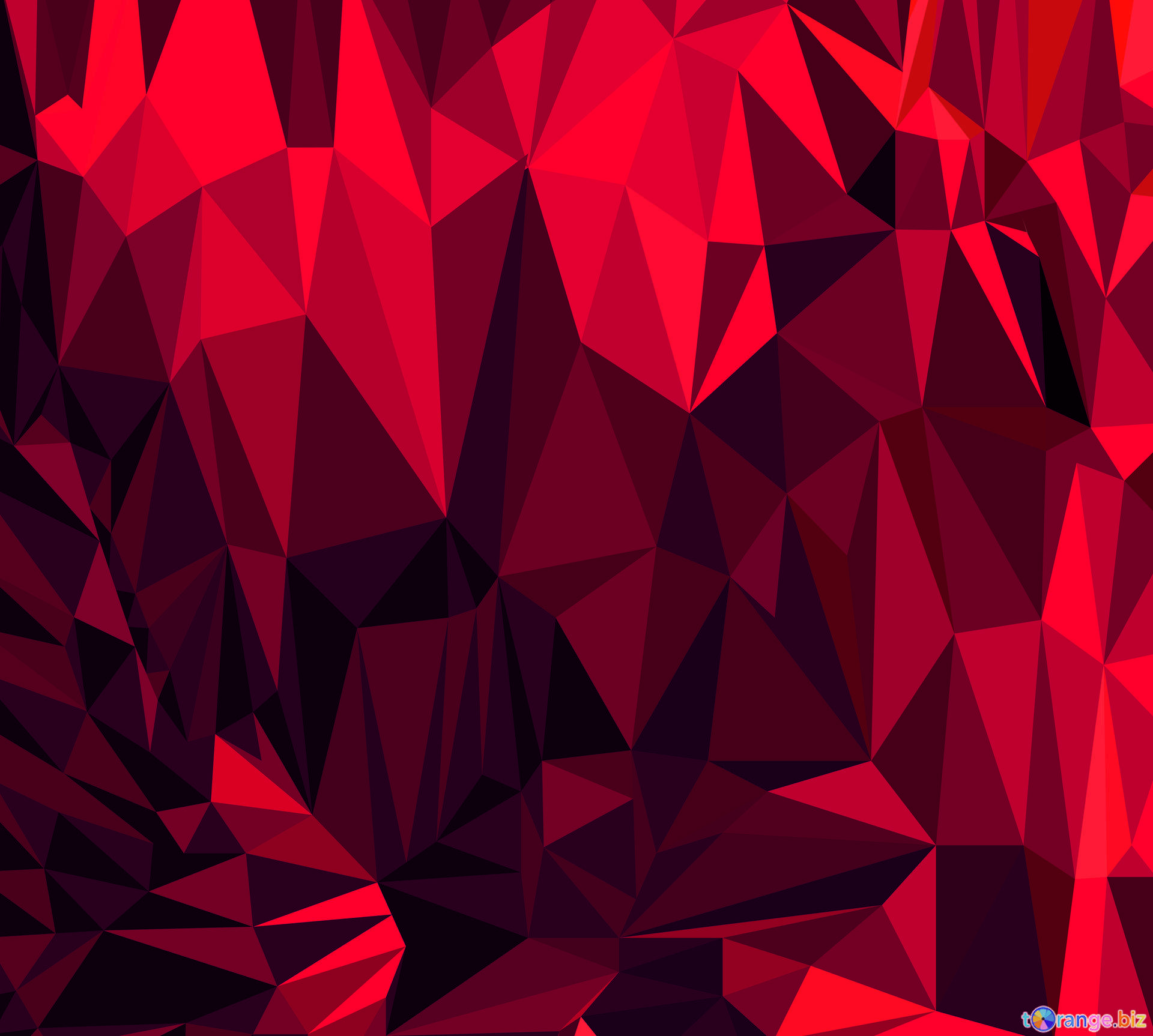 1920x1726 Graphic background polygon background with triangles red