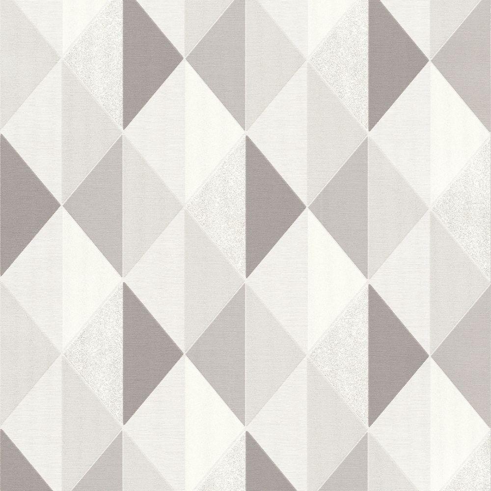 1000x1000 Tate Geometric Triangle Wallpaper Grey Silver