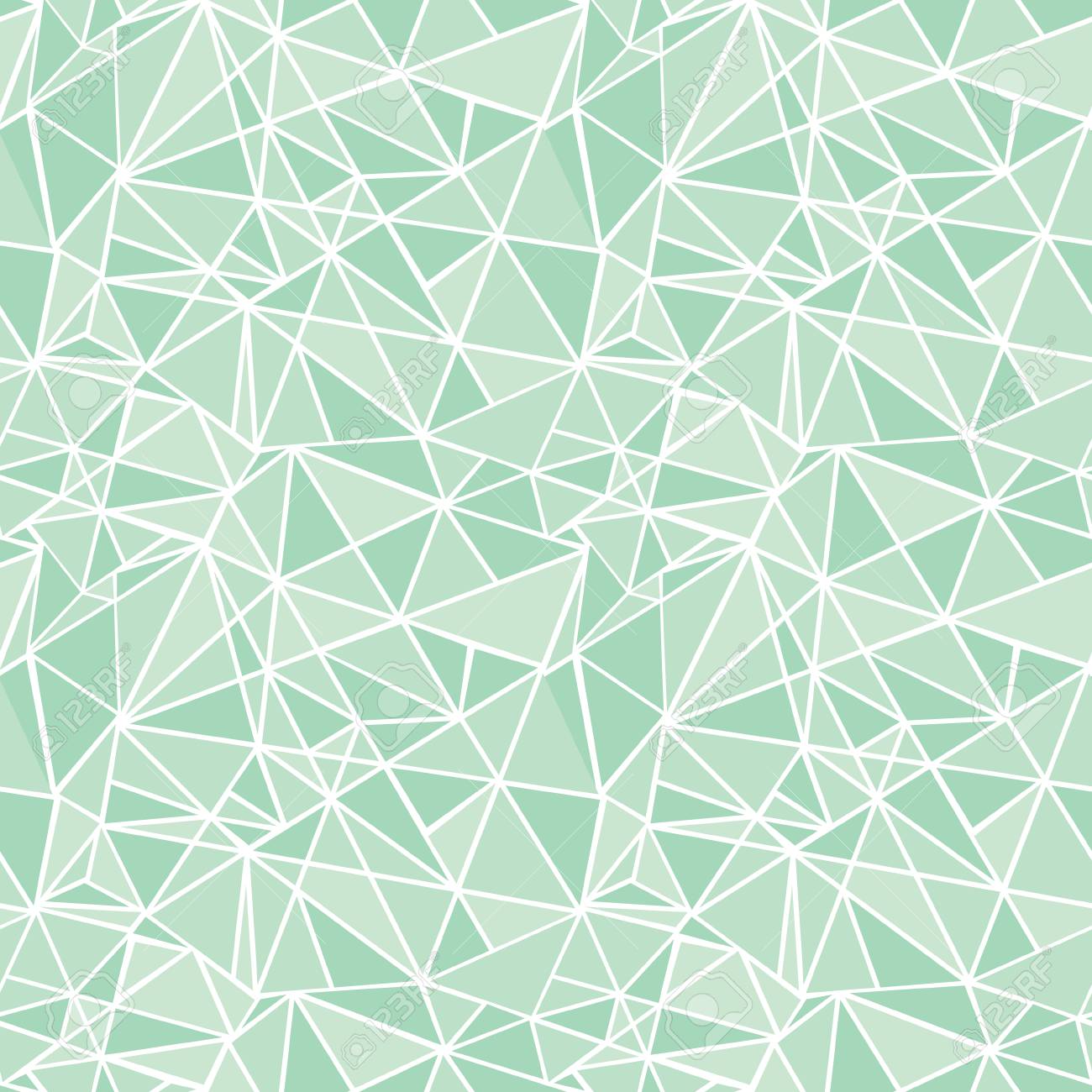1300x1300 Vector Mint Green Geometric Mosaic Triangles Repeat Seamless