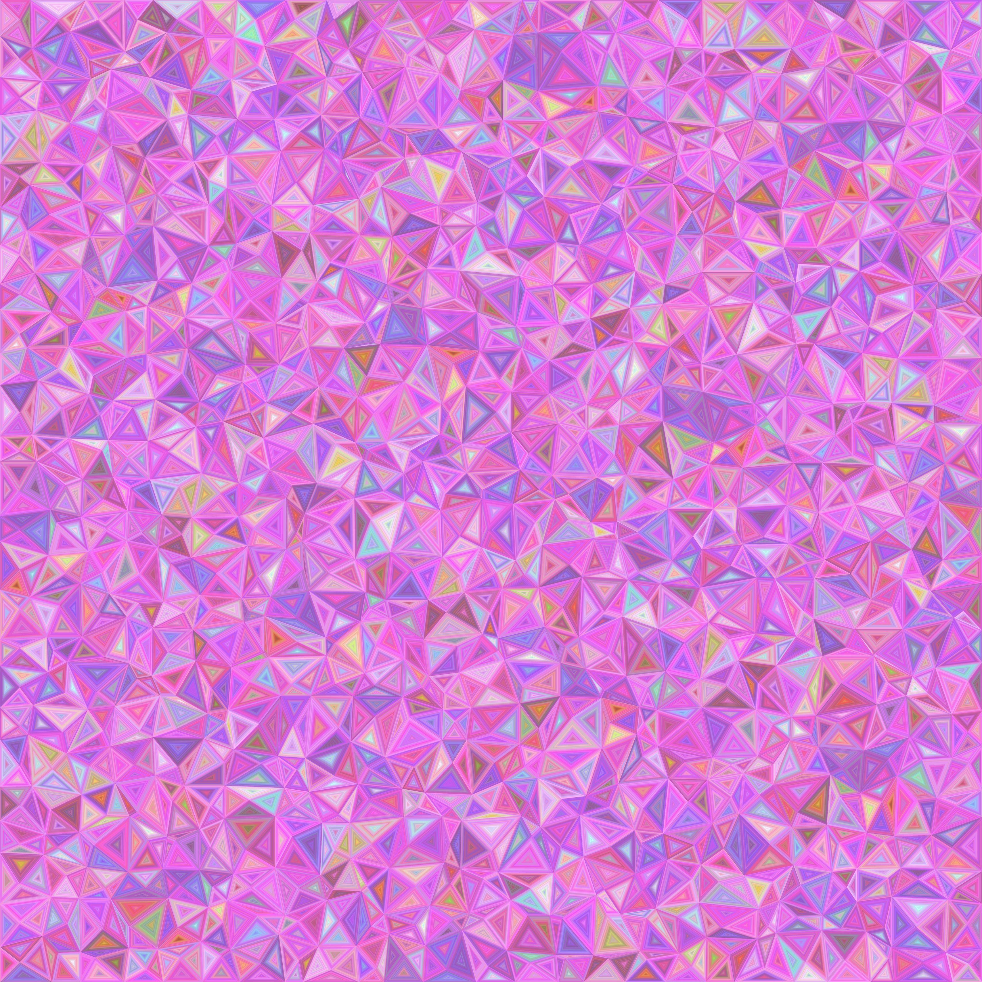3415x3415 Mosaic Pink Wallpaper