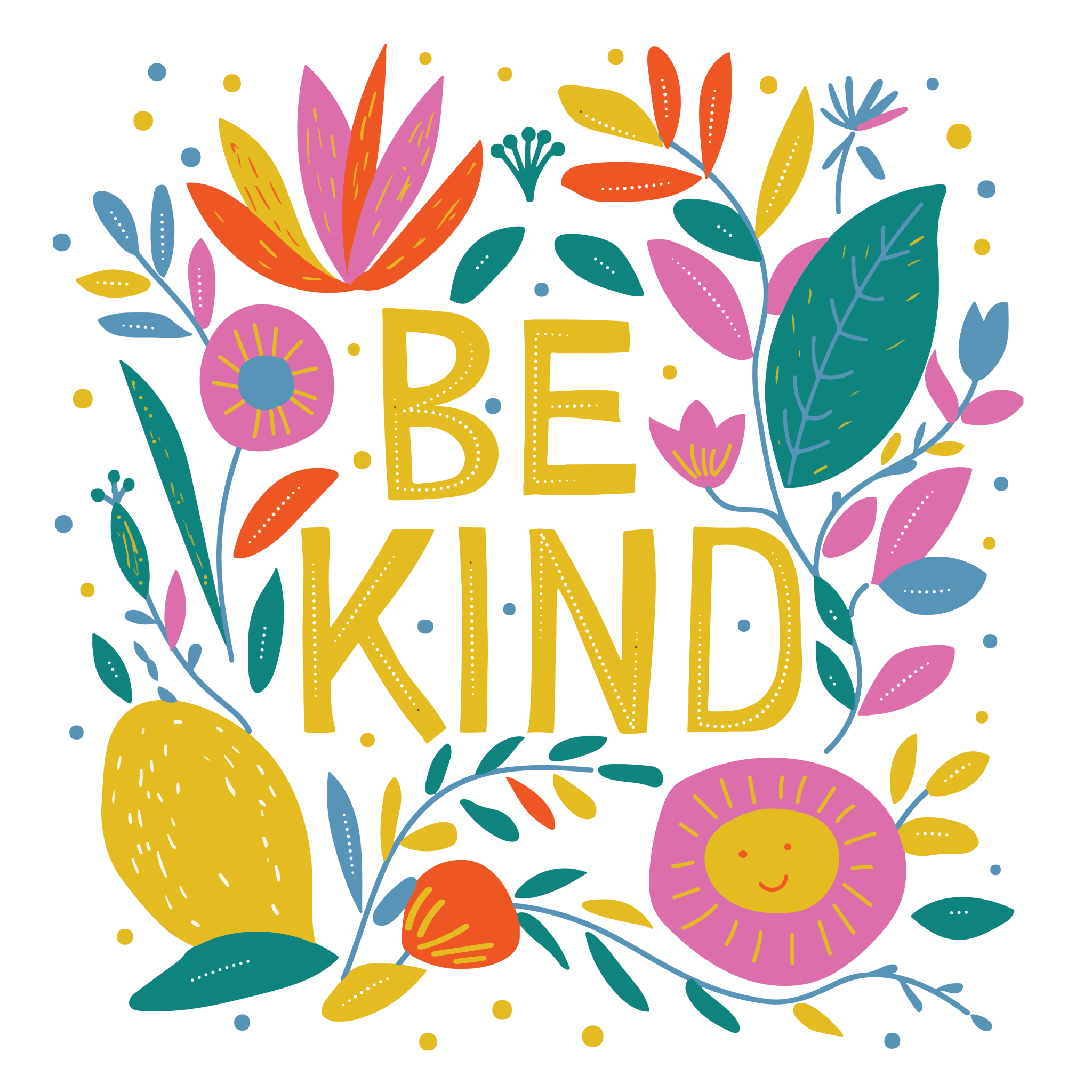 2048x2048 Kindness DTF Transfers