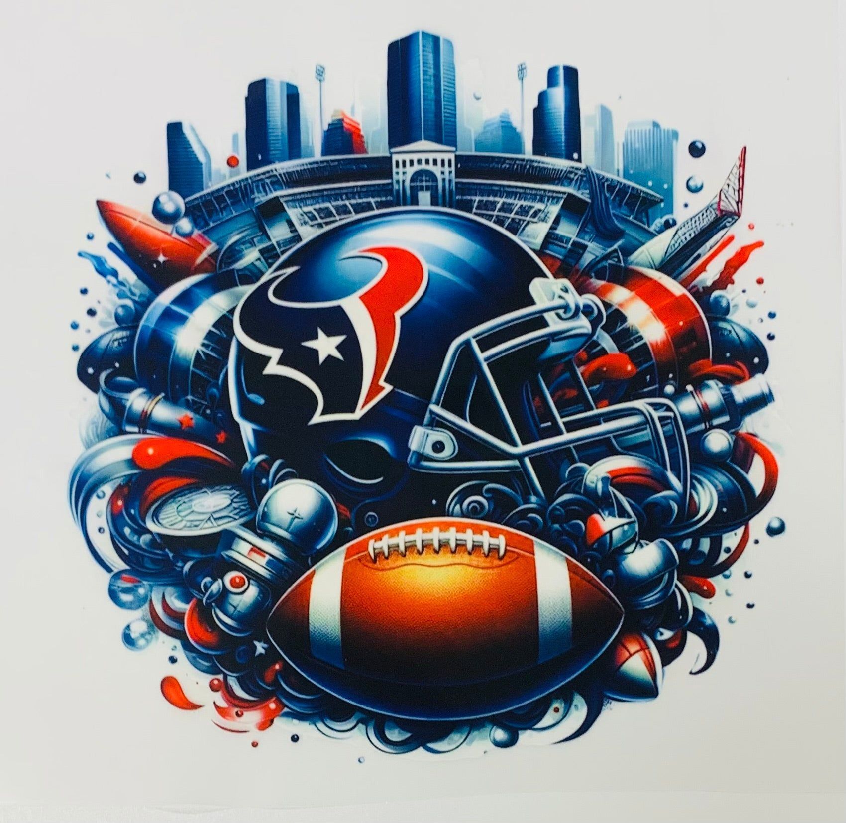1700x1653 Houston Texans DTF Heat Transfer