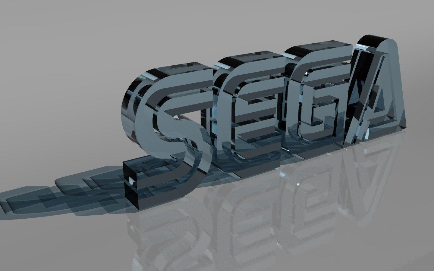 1440x900 3D sega logo crystal