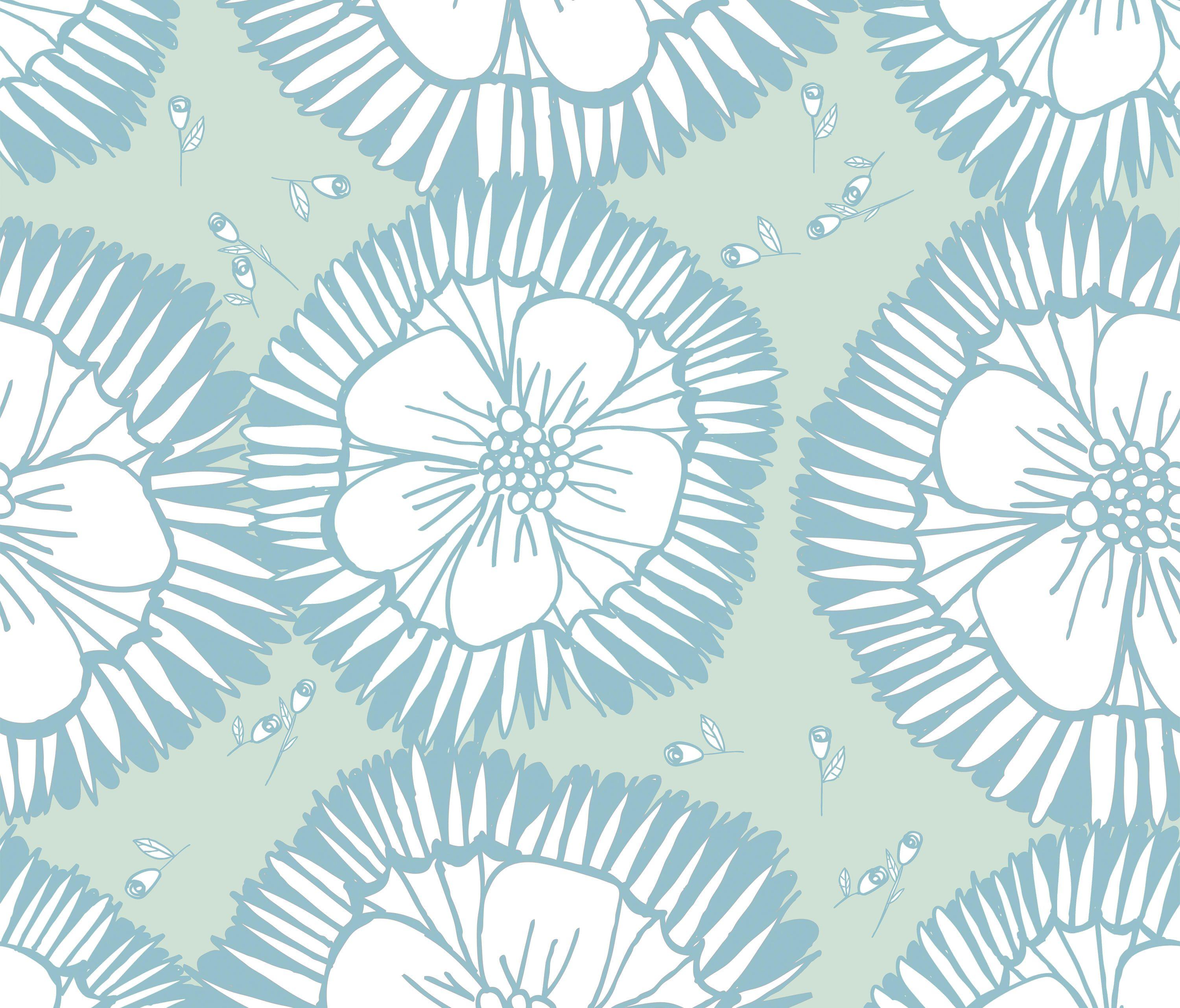 3000x2564 SECRET GARDEN COLLECTION. TRADITIONAL WALLPAPER