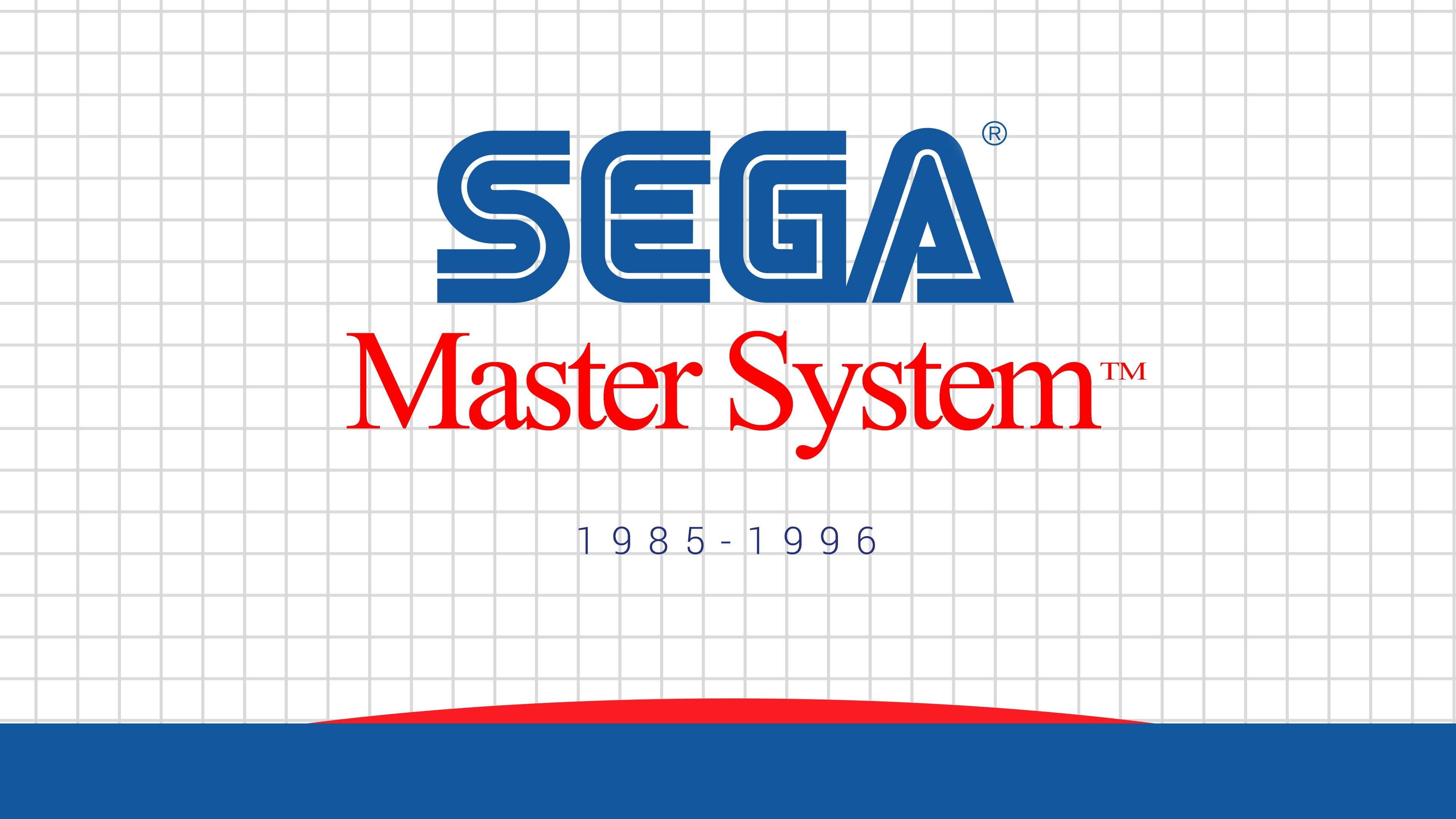 3840x2160 SEGA Mater system logo HD wallpaper
