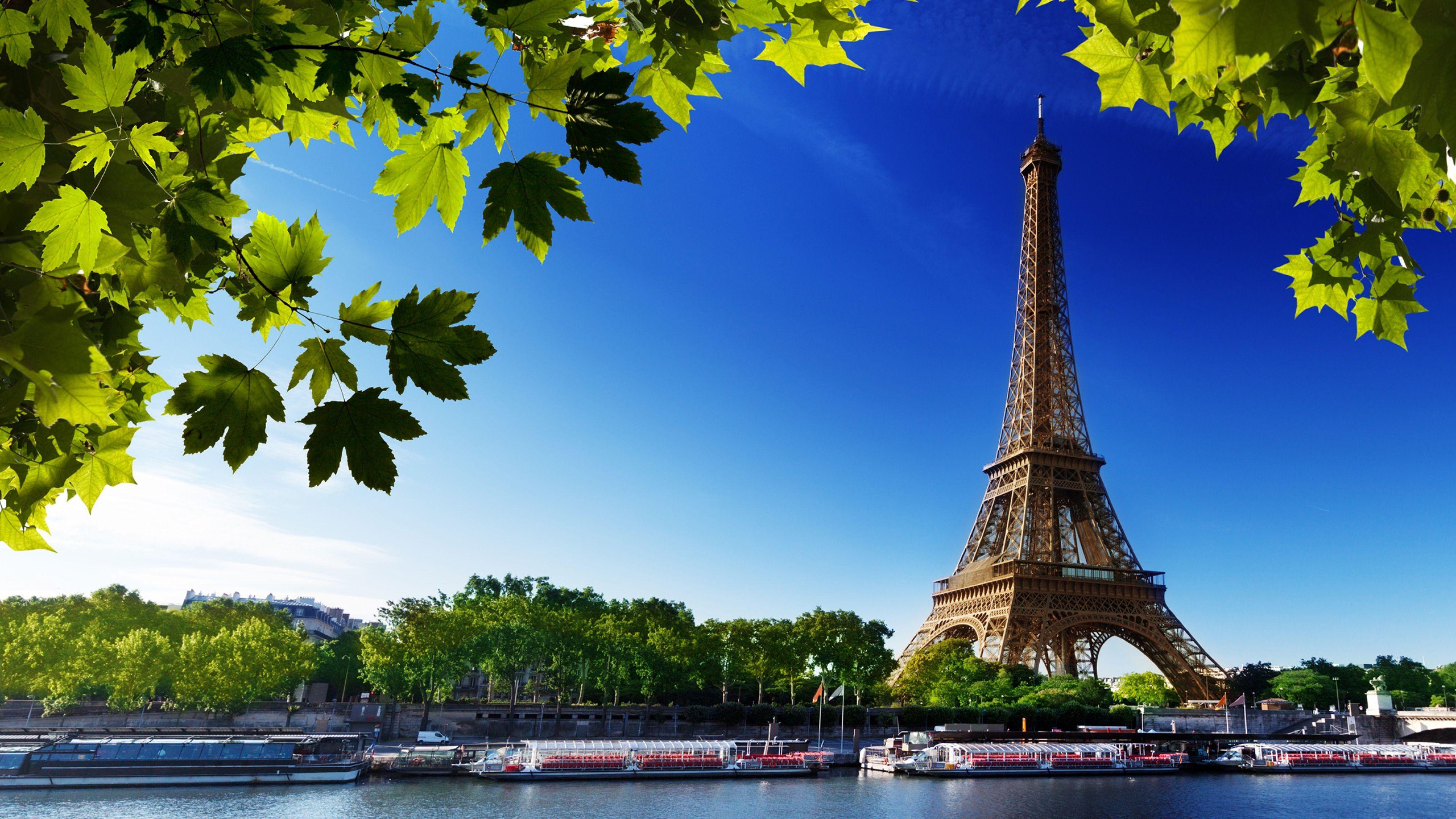 3840x2160 Tháp Eiffel Paris 4K, Thế giới HD, Hình nền 4k, Hình ảnh