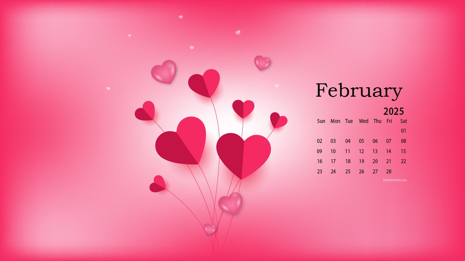 1537x864 February 2025 Desktop Wallpaper
