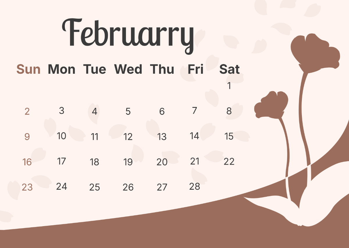 1200x851 Free Printable February 2025 Calendar