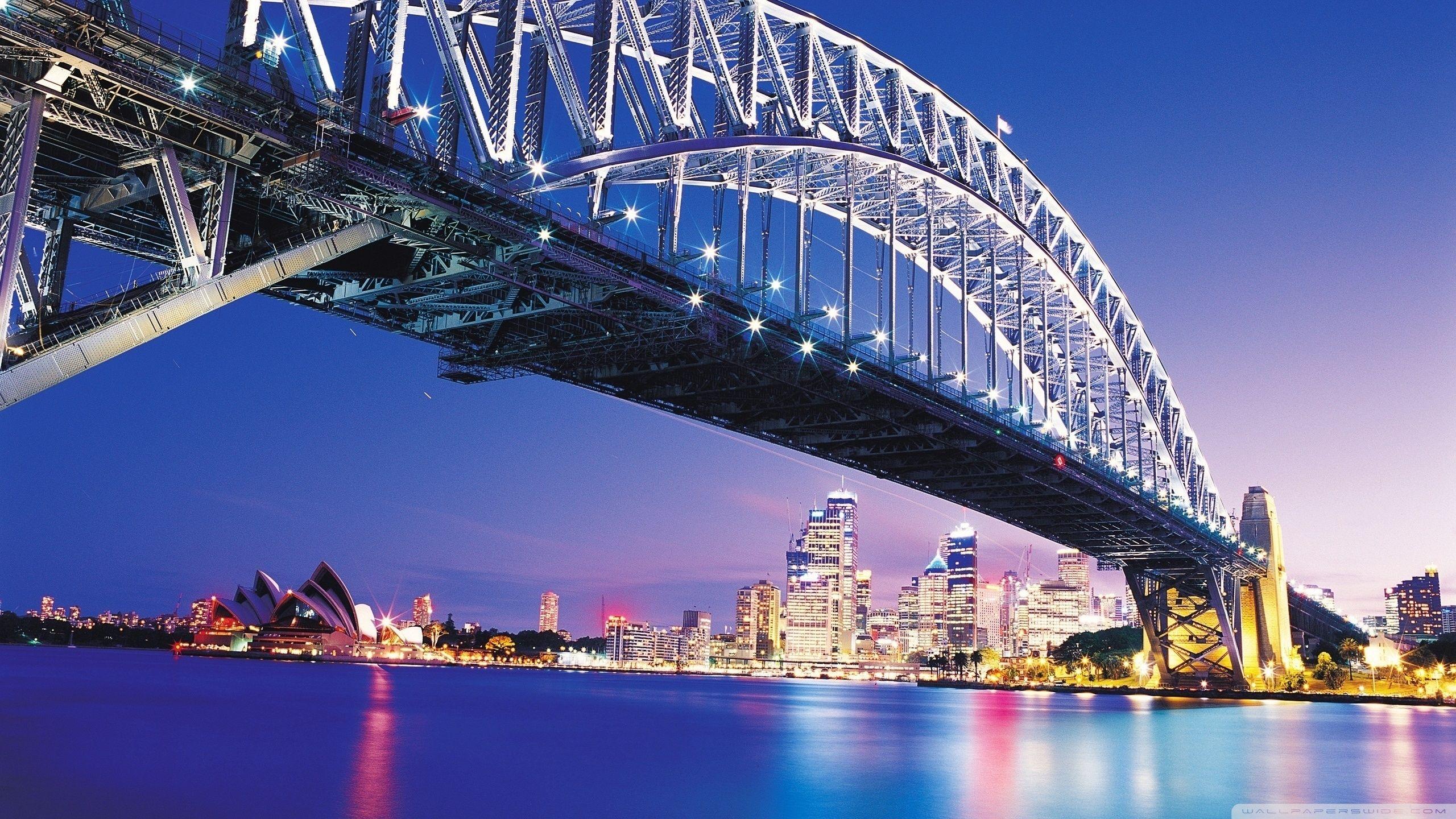 2560x1440 Bridge In Sydney ❤ 4K HD Desktop Wallpaper for 4K Ultra HD