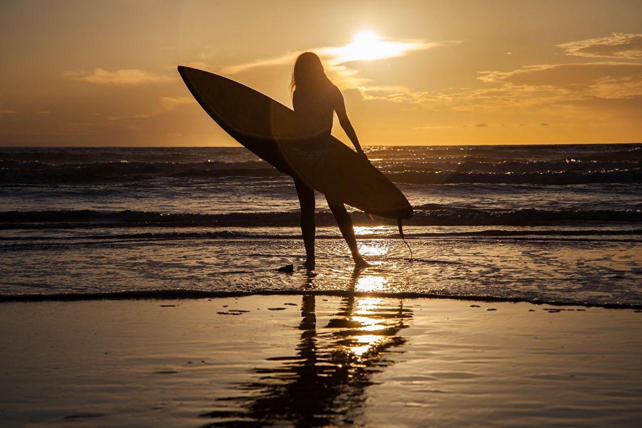 Surf Girl Sunset Wallpapers Top Free Surf Girl Sunset Backgrounds