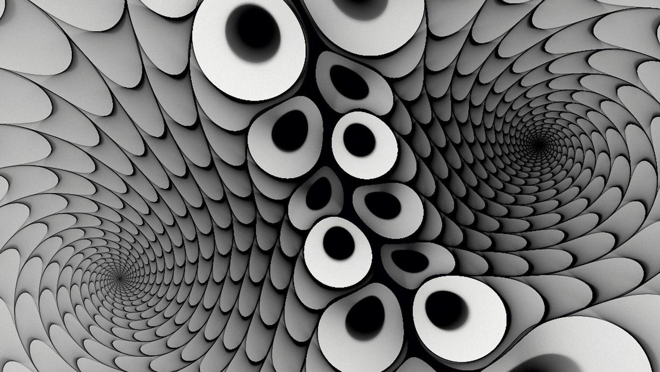 1360x768 Optical Illusion Background