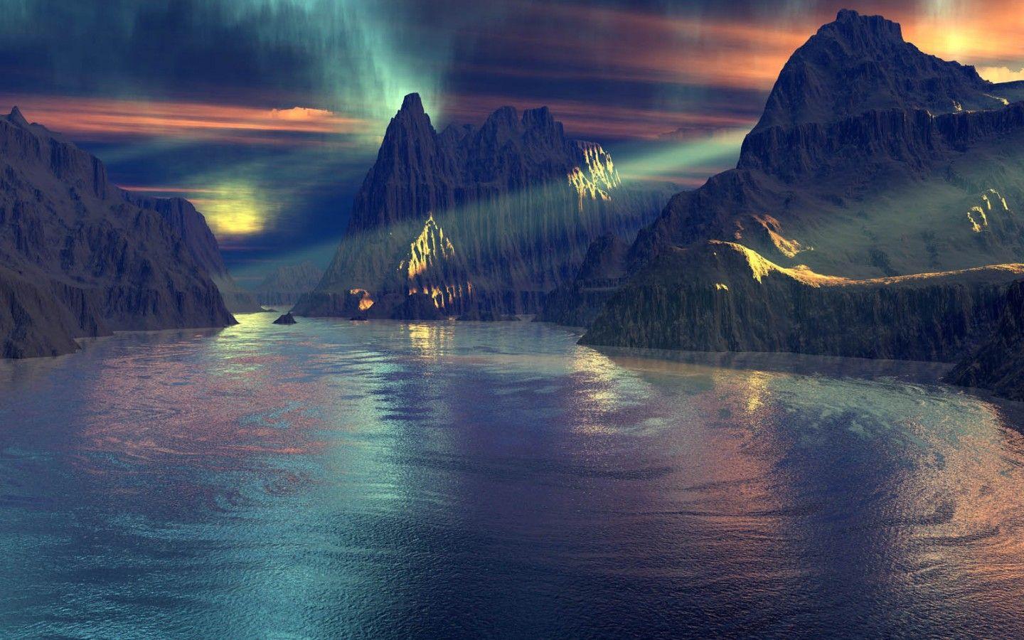 1440x900 Free download themes 3D drawed landscapes violet photogallery the 3D schedule [1440x900] for your Desktop, Mobile & Tablet. Explore 3D Rain Wallpaper. Raindrops Wallpaper, Free Rain Wallpaper, Beautiful Rain Wallpaper
