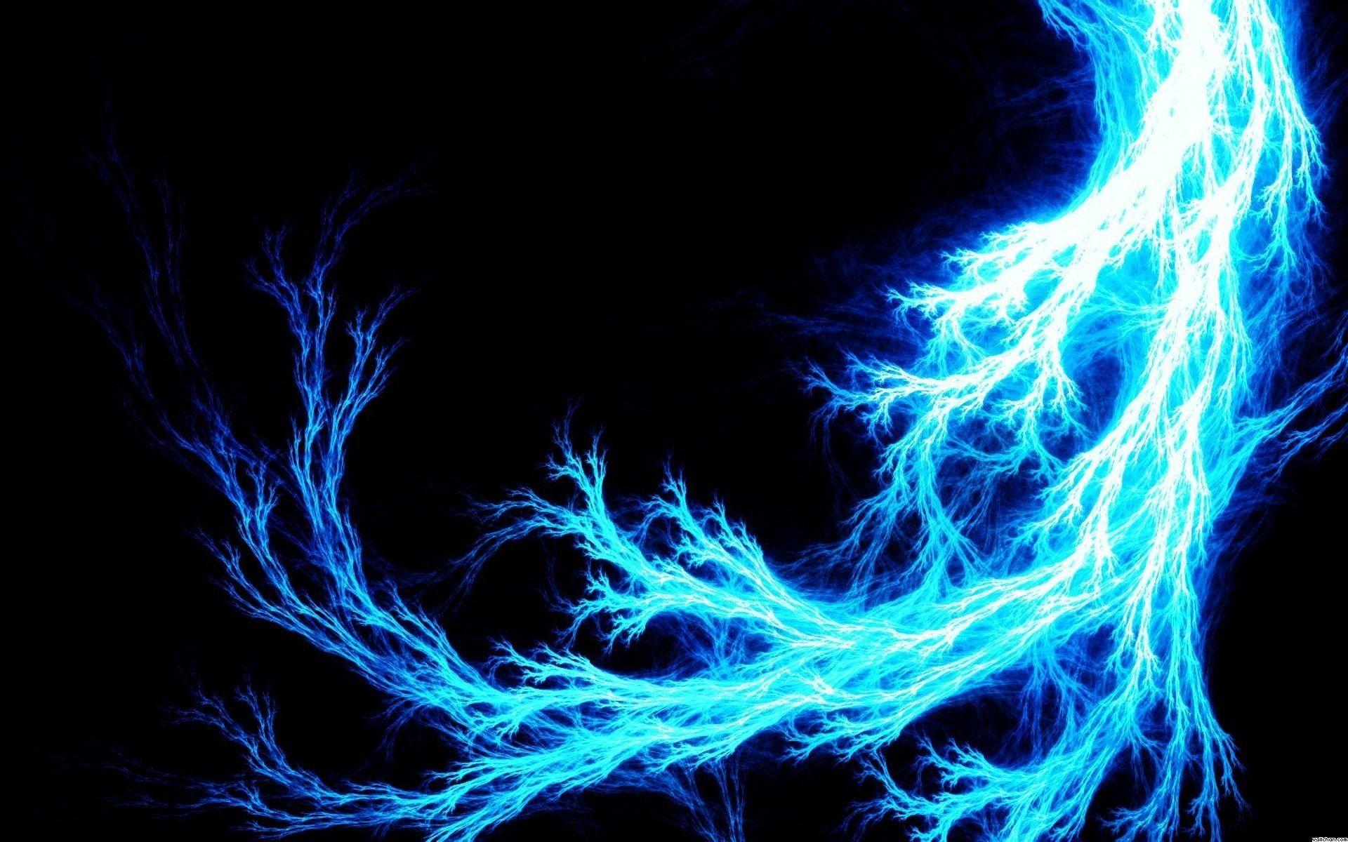 Blue lightning bolts on dark blue background Seamless pattern Download a  Free Preview or High Quality A  Blue lightning Android wallpaper black Lightning  bolt
