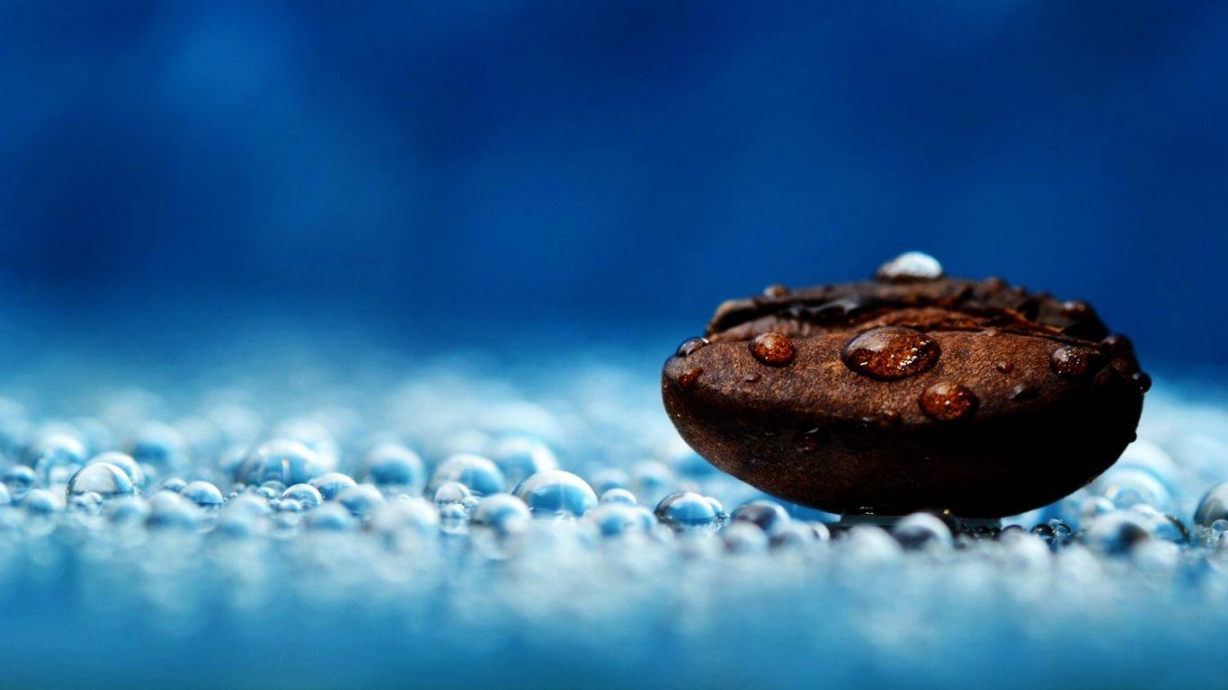 1366x768 3D Rain Wallpaper