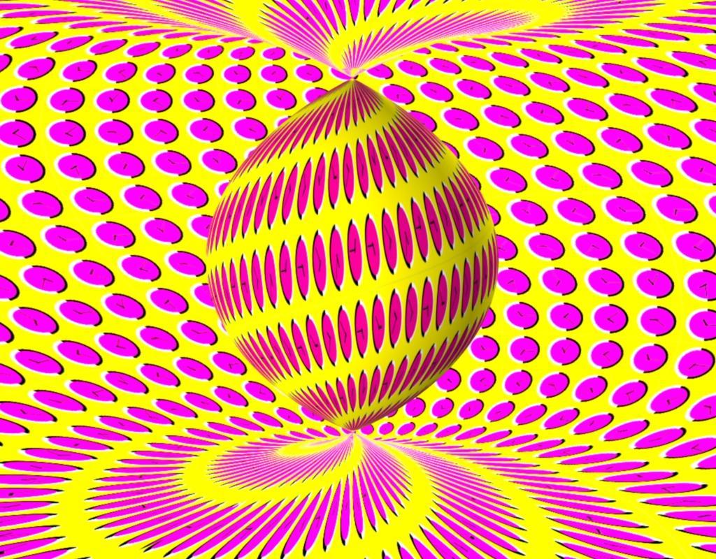 1024x800 Optical Illusion Background