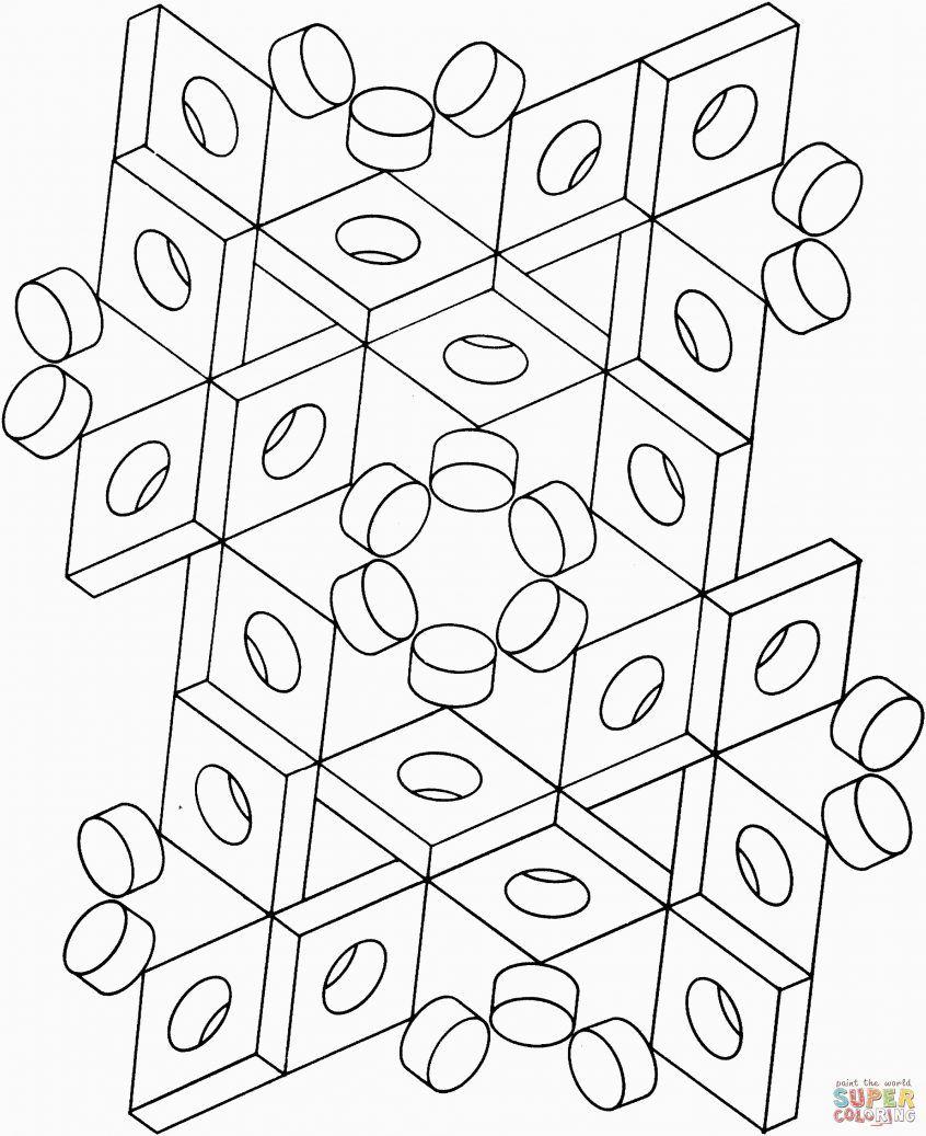 846x1037 Best Coloring: Opticallusion Coloring Page Forlusions Pages