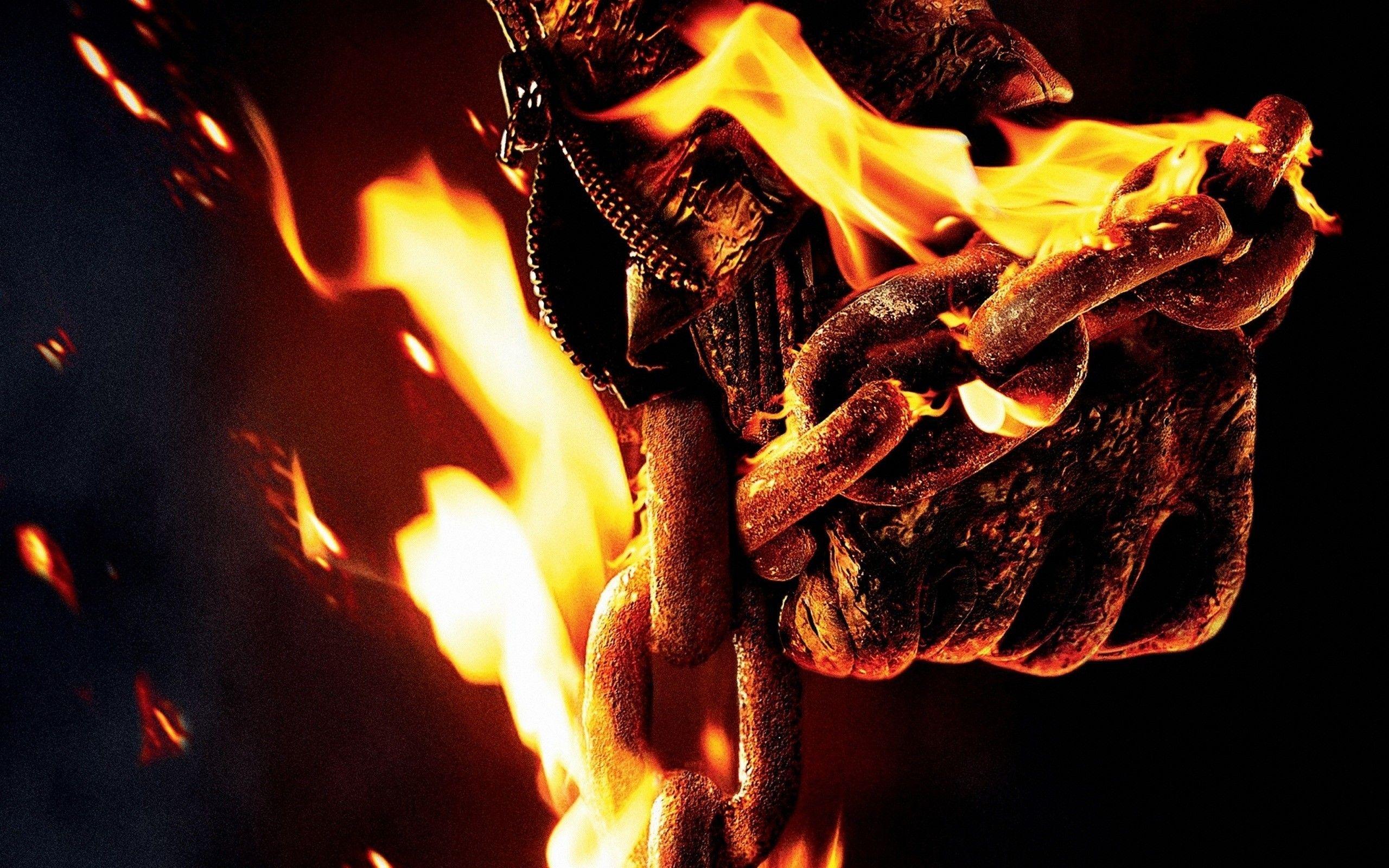 2560x1600 Ghost Rider Bike Wallpaper