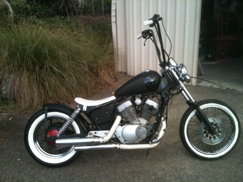 1024x768 Yamaha Virago 250 Custom. Wallpaper For Desktop
