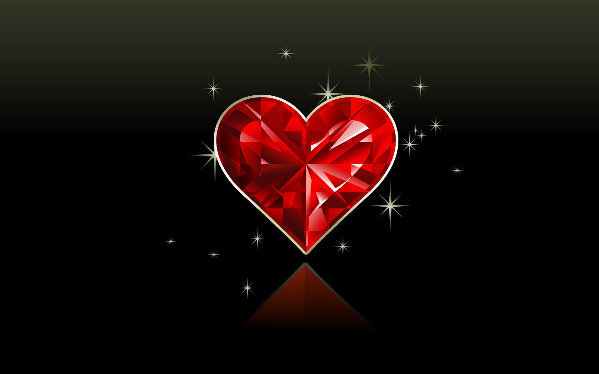 1920x1200 Hình nền trái tim tình yêu