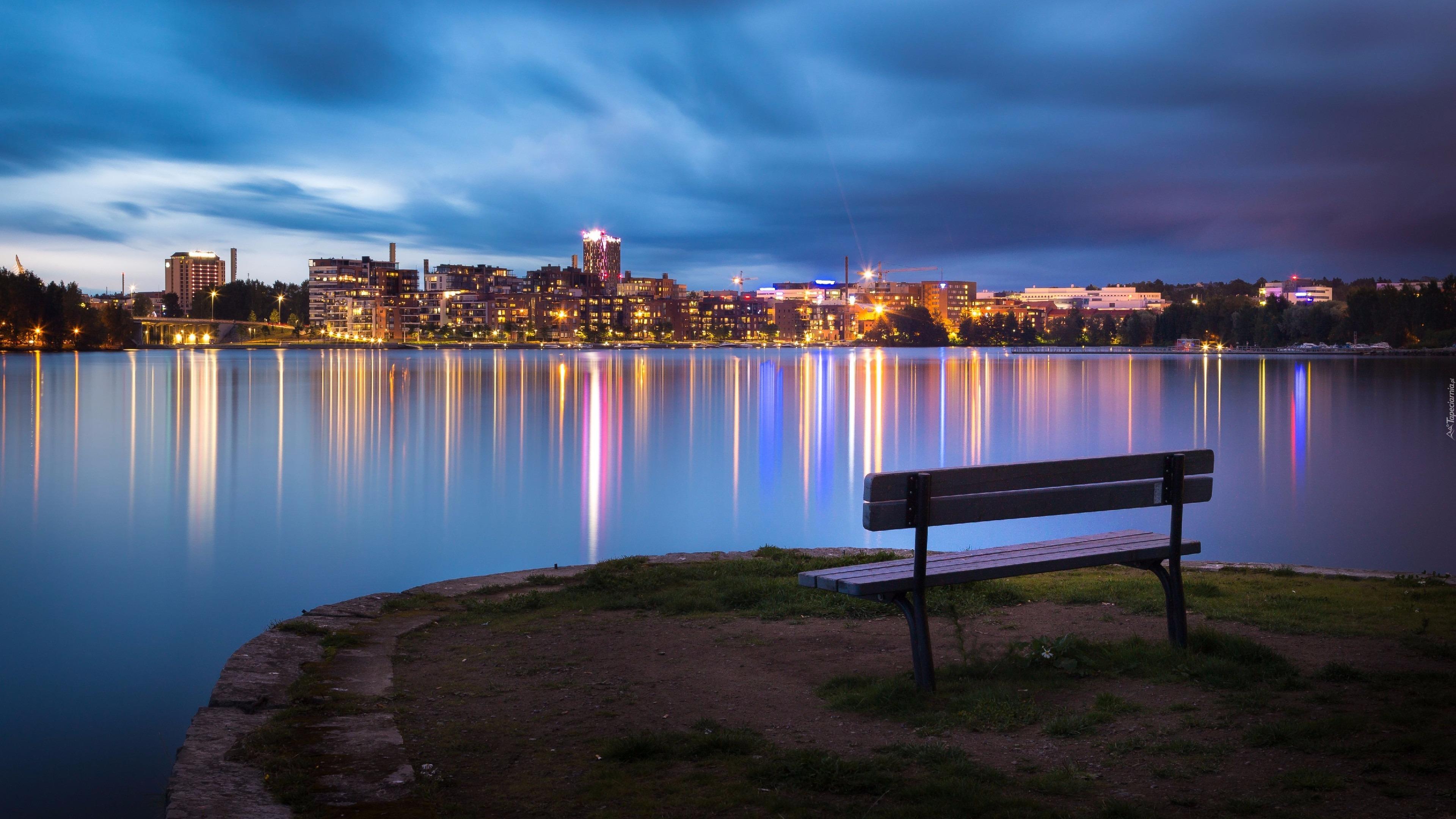 3840x2160 Tampere after sunset