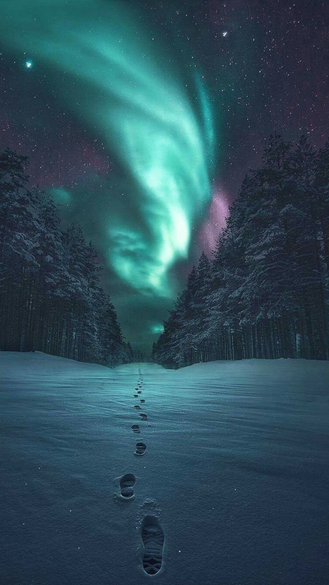 1080x1920 Finnish Lapland Wallpaper