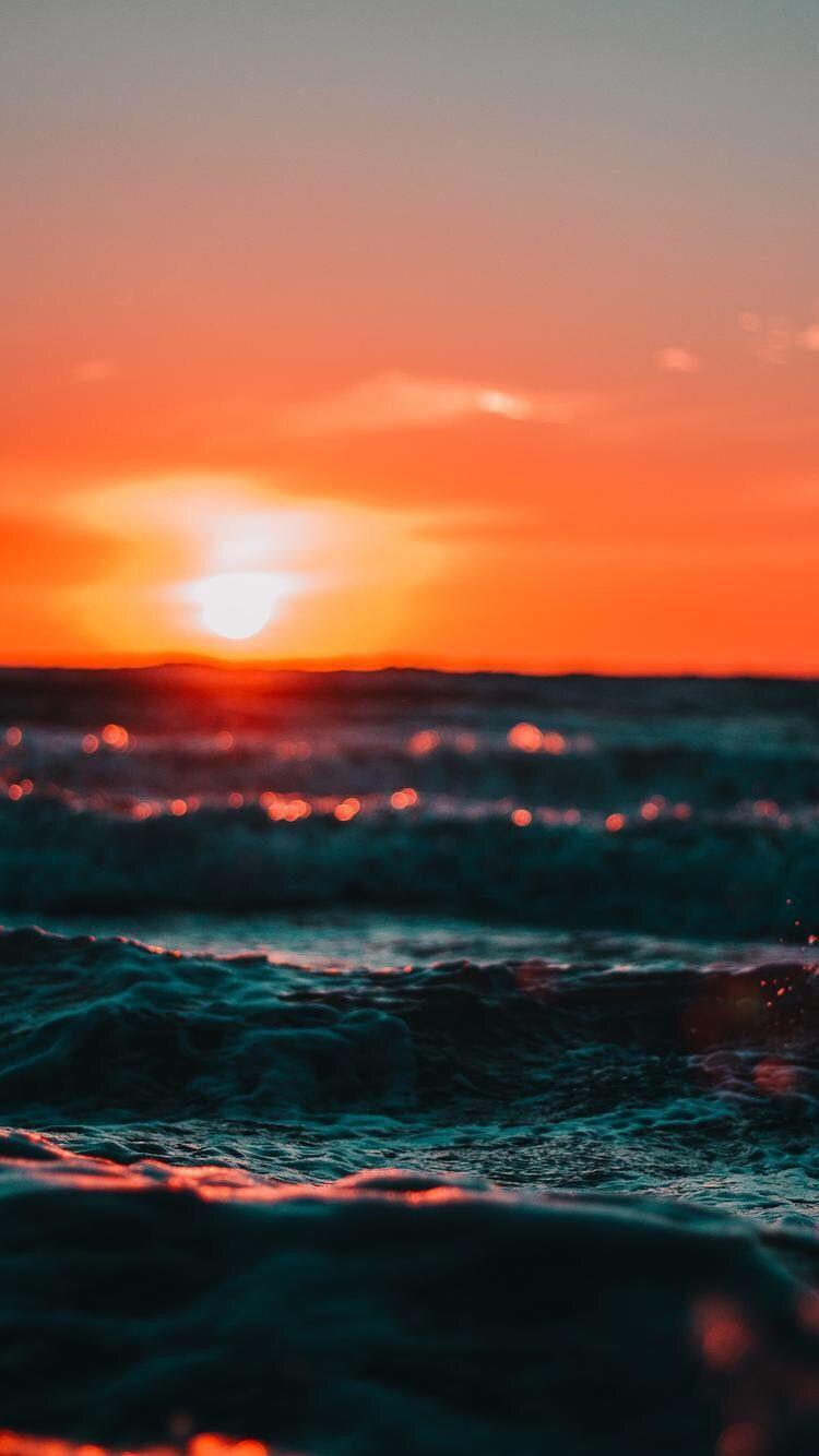 750x1334 BURNING SUMMER SUNSET & Nature