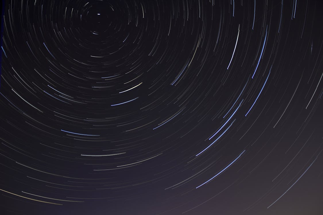 1125x750 Time Lapse Photo of Stars on Night