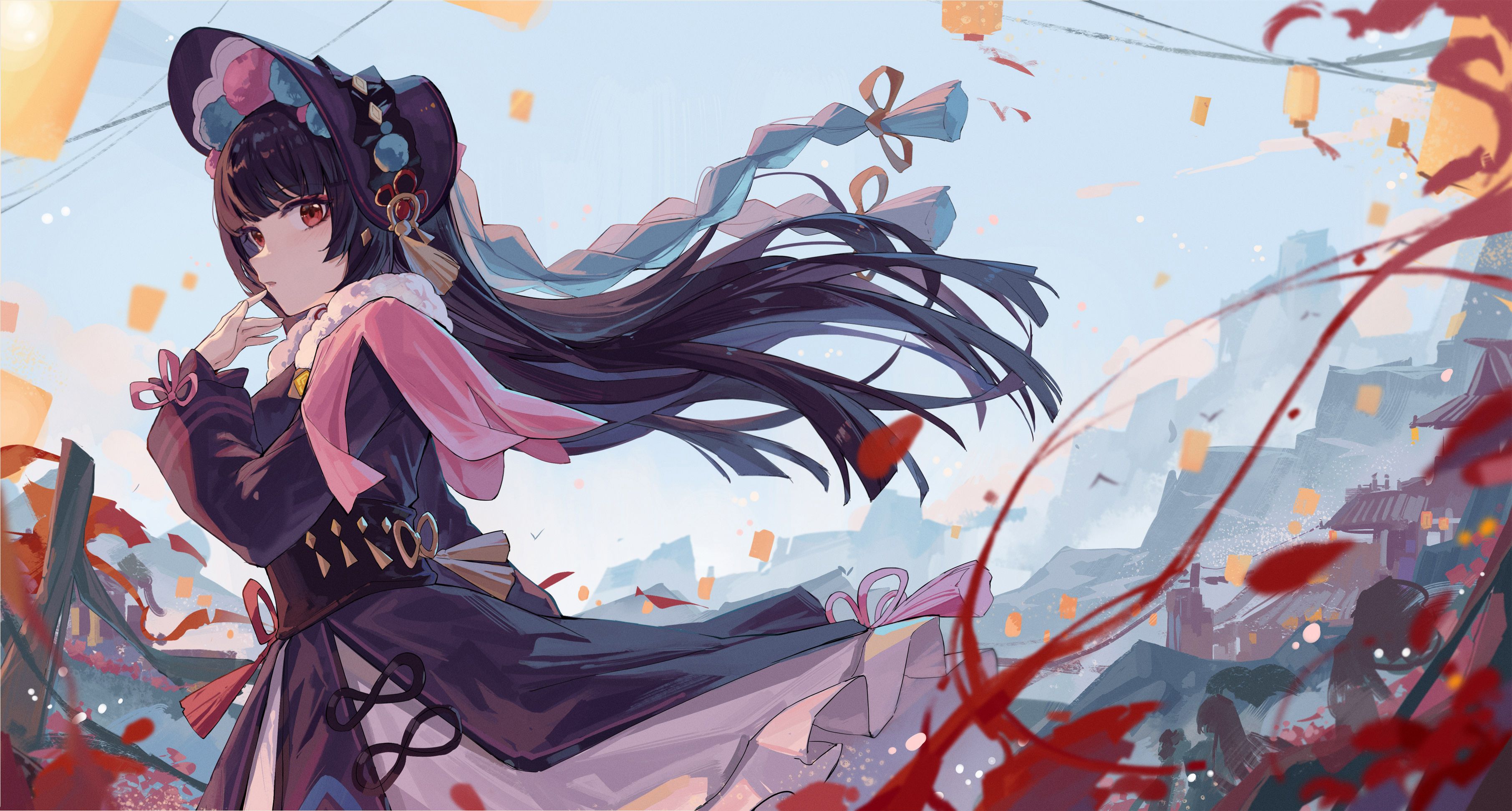 3624x1945 Yun Jin 4K Genshin Impact Gaming Art