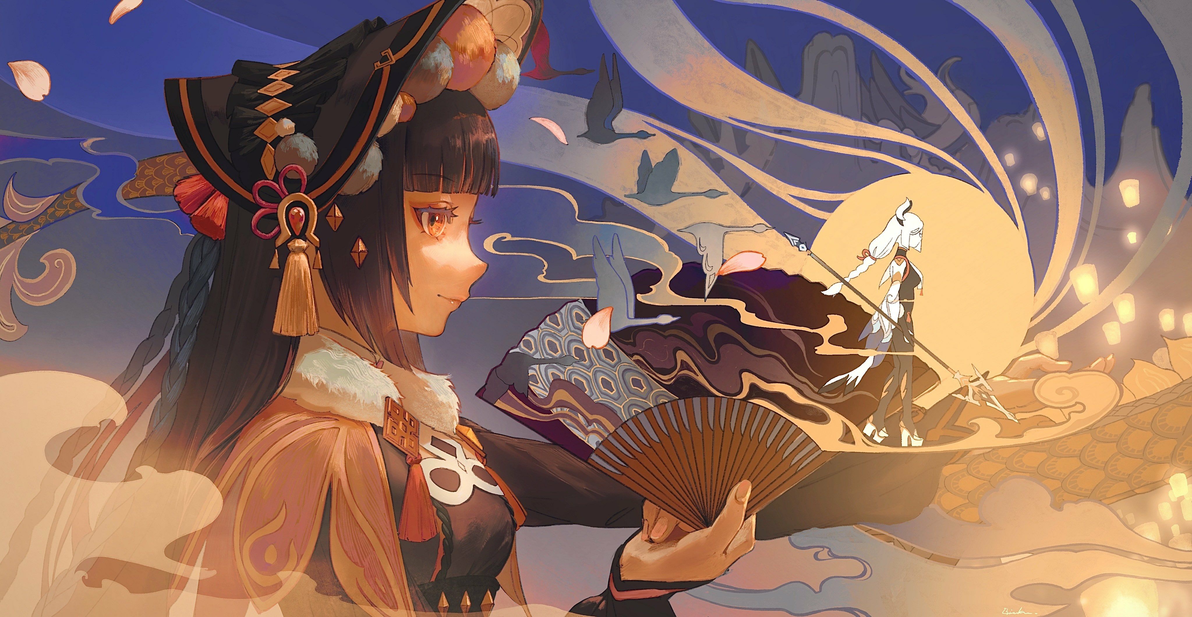 4094x2121 Genshin Impact 4K Yun Jin Wallpaper, HD